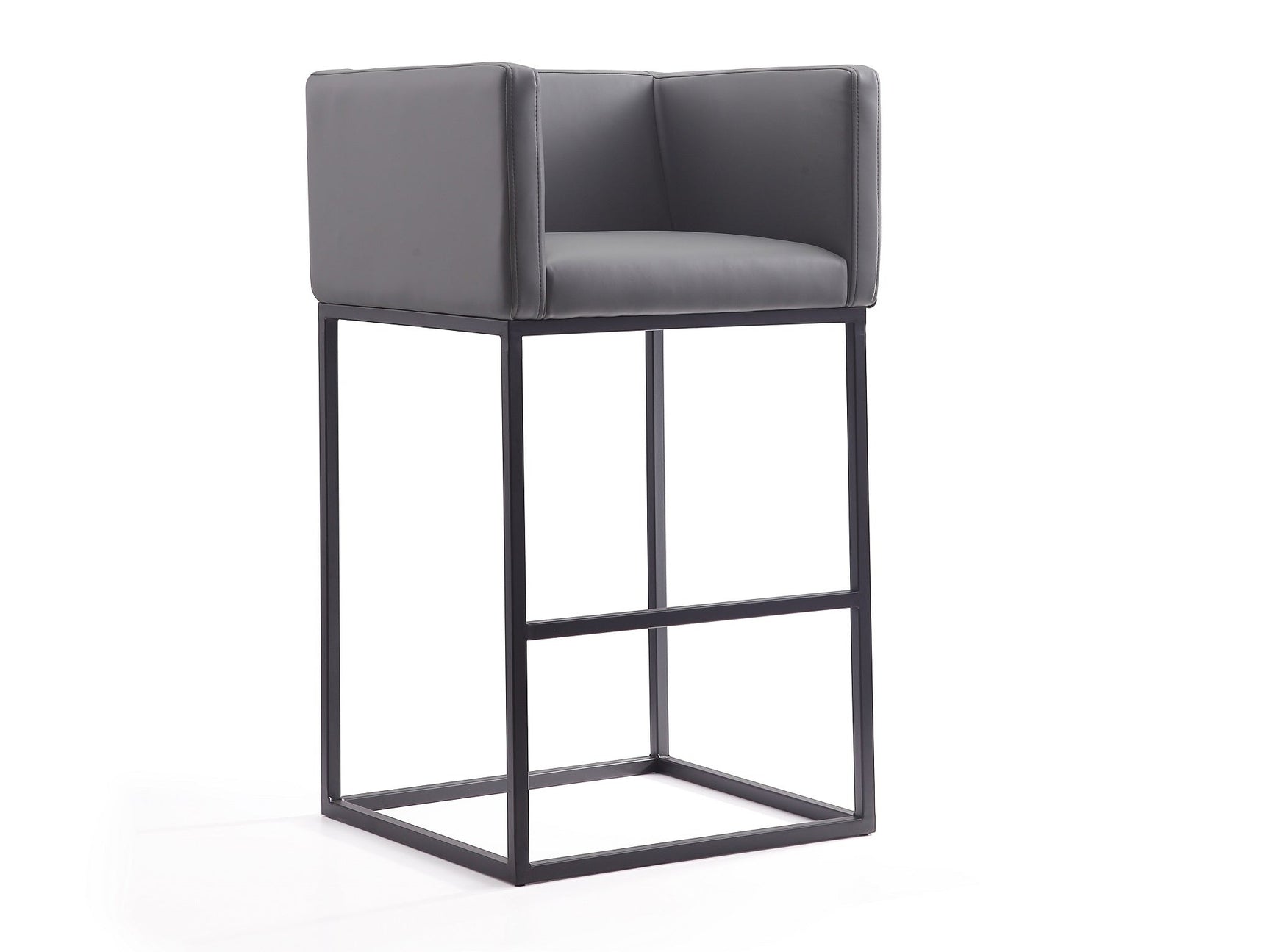 Embassy Barstool in Grey and Black - Ornate Home