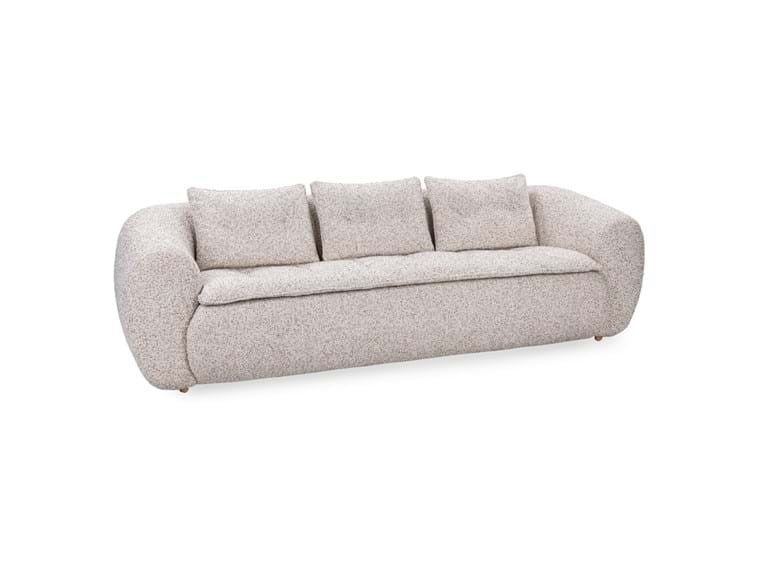 Ember Cream White Upholstered Sofa - Ornate Home