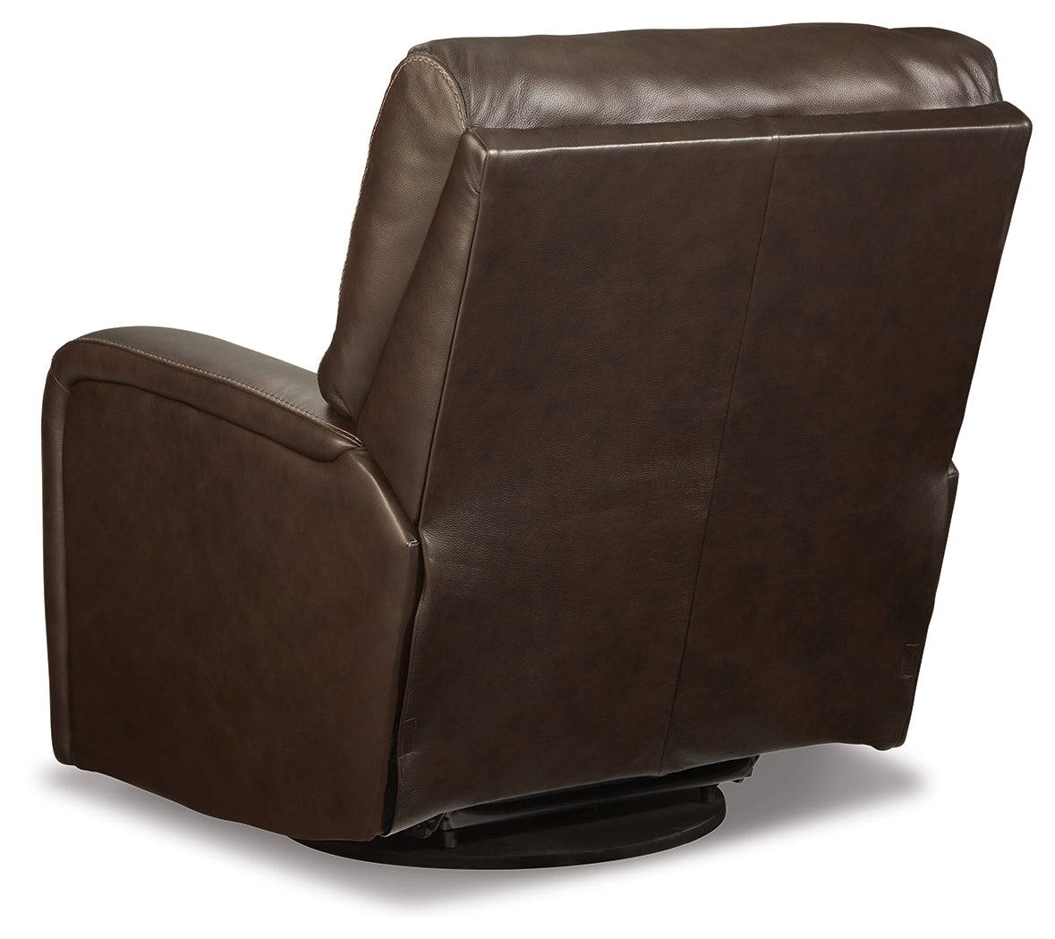 Emberla Coffee Swivel Glider Recliner - Ornate Home