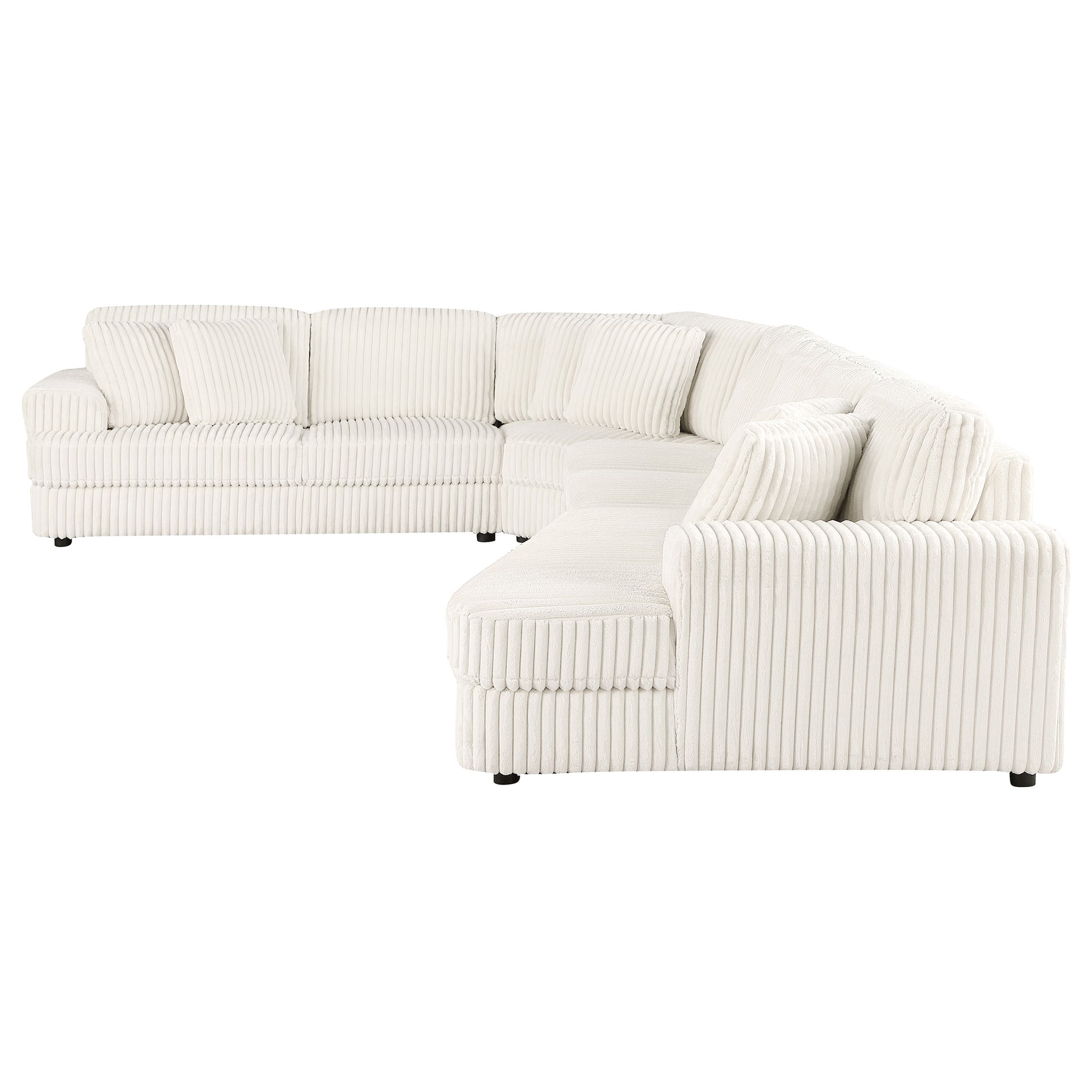 Emberson Ivory 4-piece Sectional Sofa - Ornate Home
