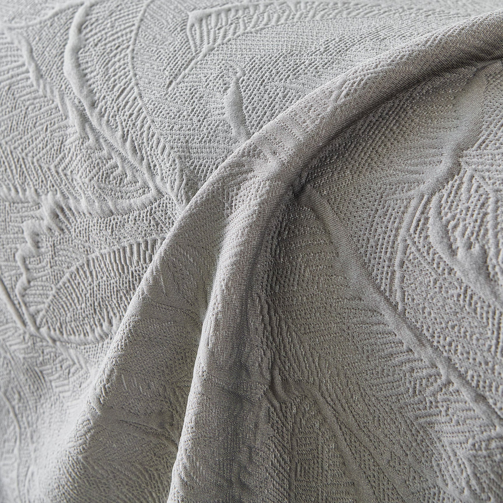 Embossed Leaf Pattern Sofa Cover Blanket for Couch, Soft Cooling Textured Couch Cover - Ornate Home