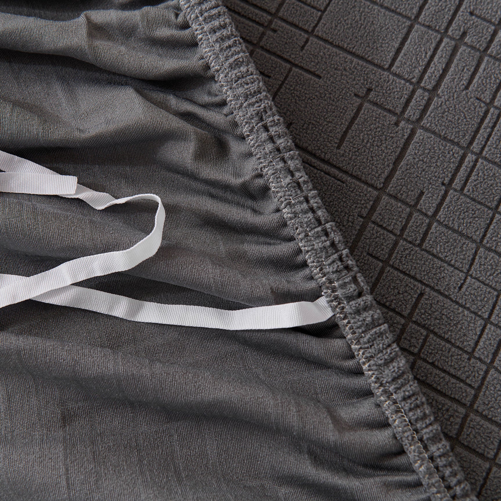 Embossed Lines Couch Covers Stretchable Non-Slip & Washable Sofa Slipcovers - Ornate Home