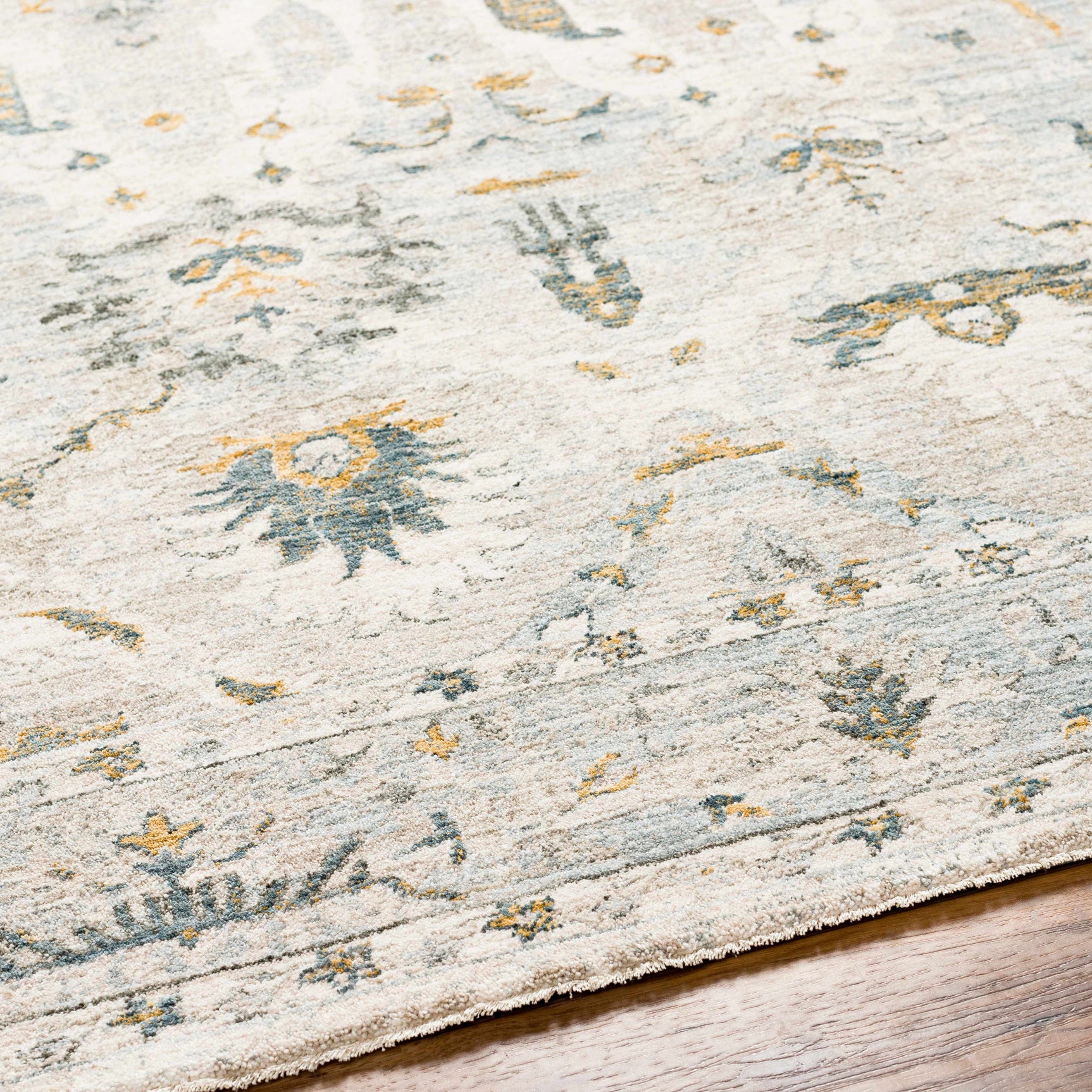 Emile Textured Rug with Fringes - Ornate Home