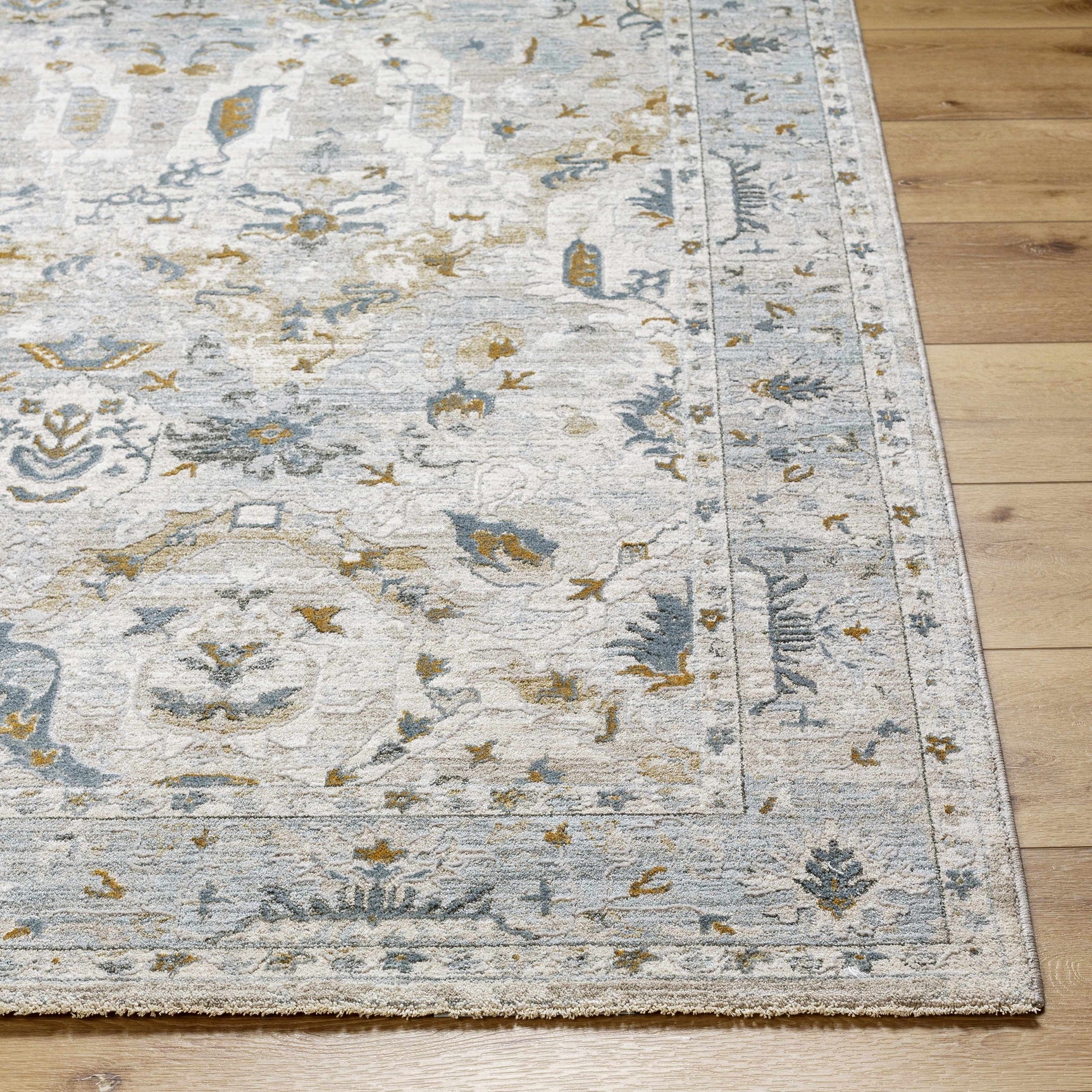 Emile Textured Rug with Fringes - Ornate Home