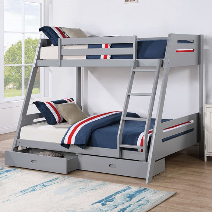 Emilee Twin/Full Bunk Bed - Ornate Home