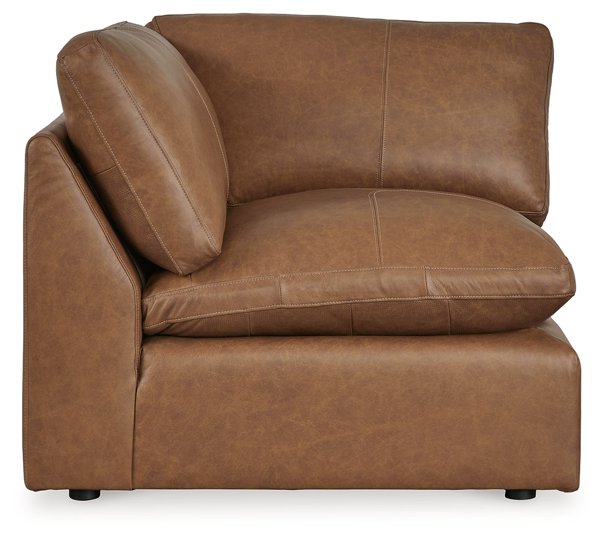 Emilia Caramel 5-Piece Sectional and Ottoman (Online Special Price) - Ornate Home