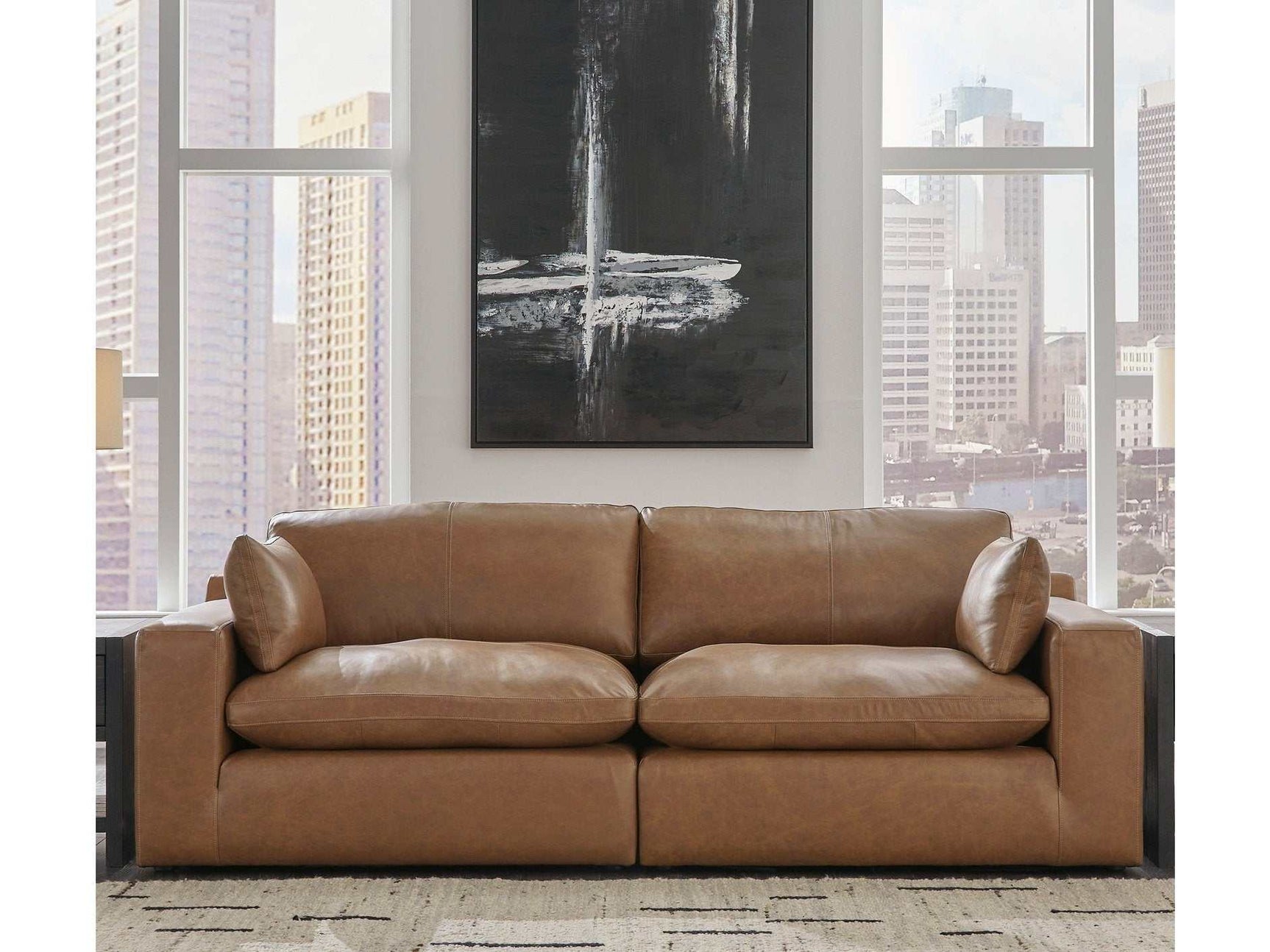 Emilia Leather Sectional - Ornate Home