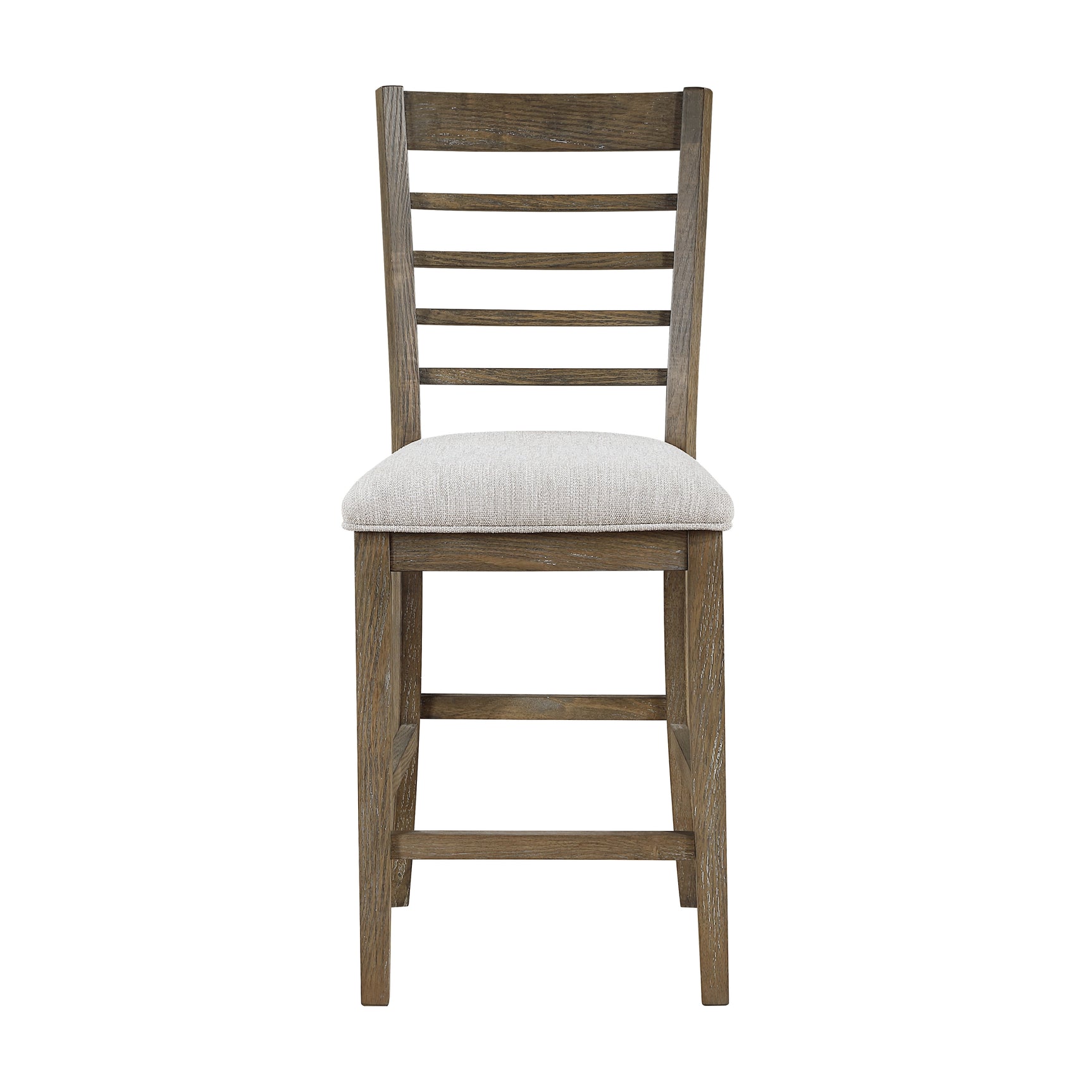 Emilia Light Brown/Gray 6-Piece Pack Counter Height Set - Ornate Home