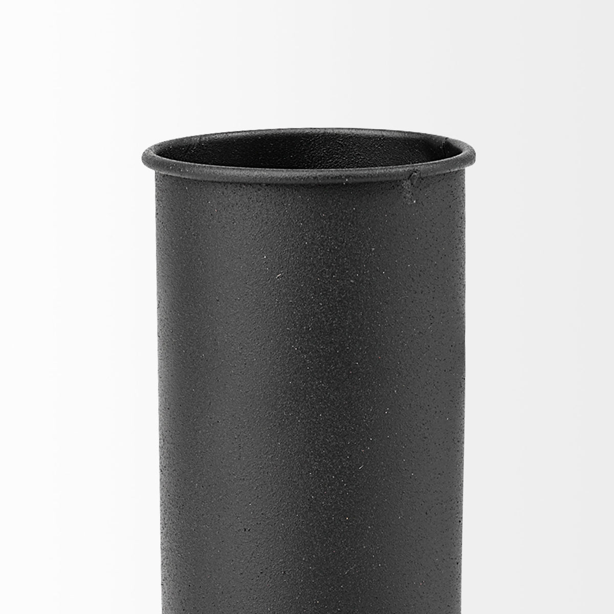 Emily Black Metal Decorative Jug - Ornate Home