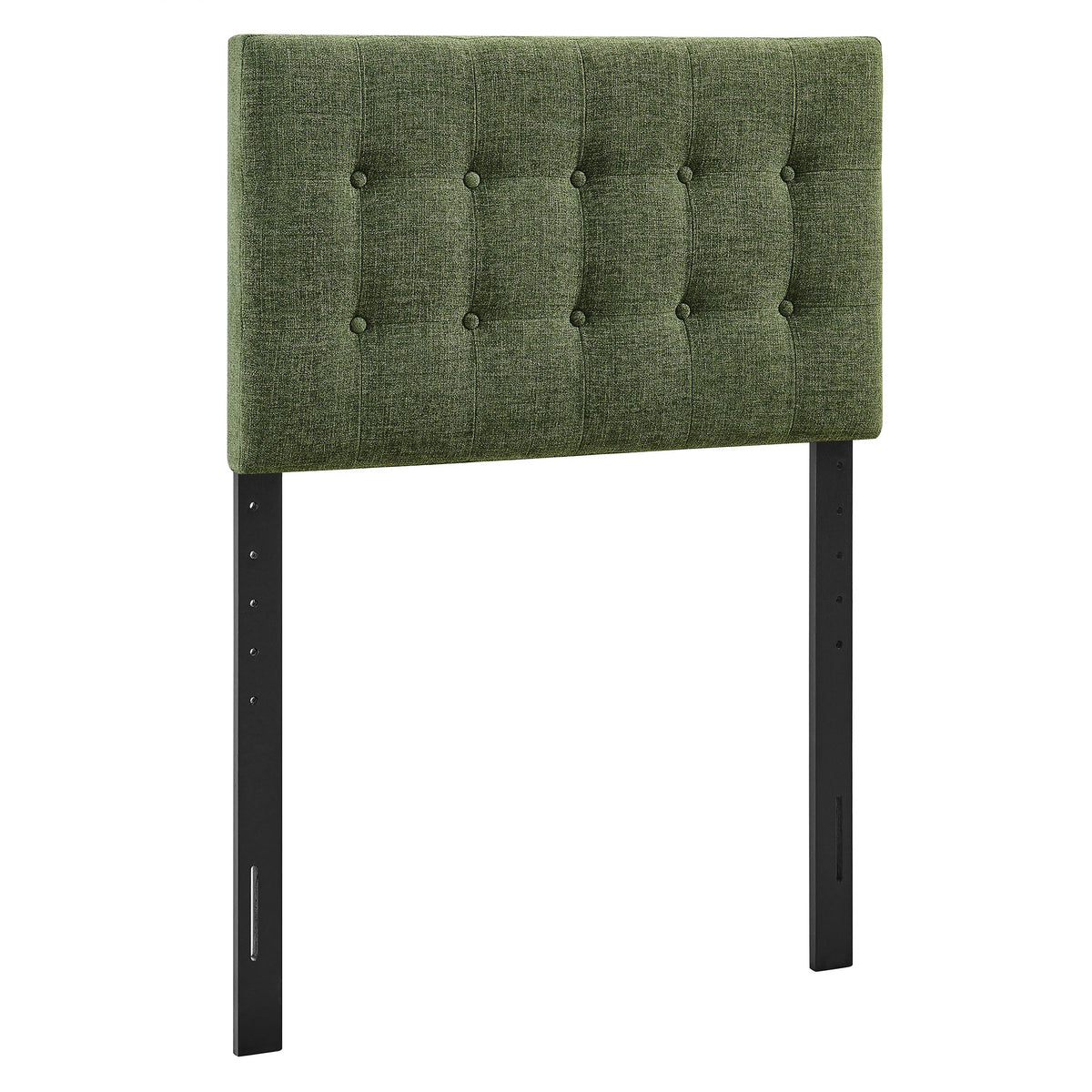 Emily Foliage Fabric Upholstered Twin Size Headboard - Ornate Home