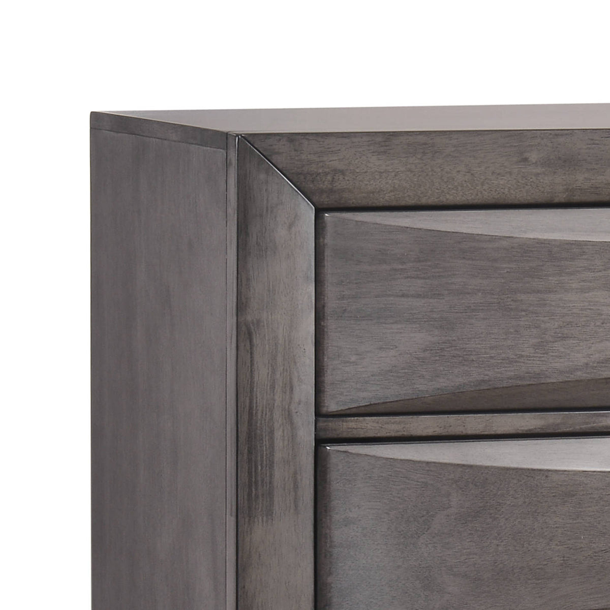 Emily Grey 5-Drawer Chest - Ornate Home