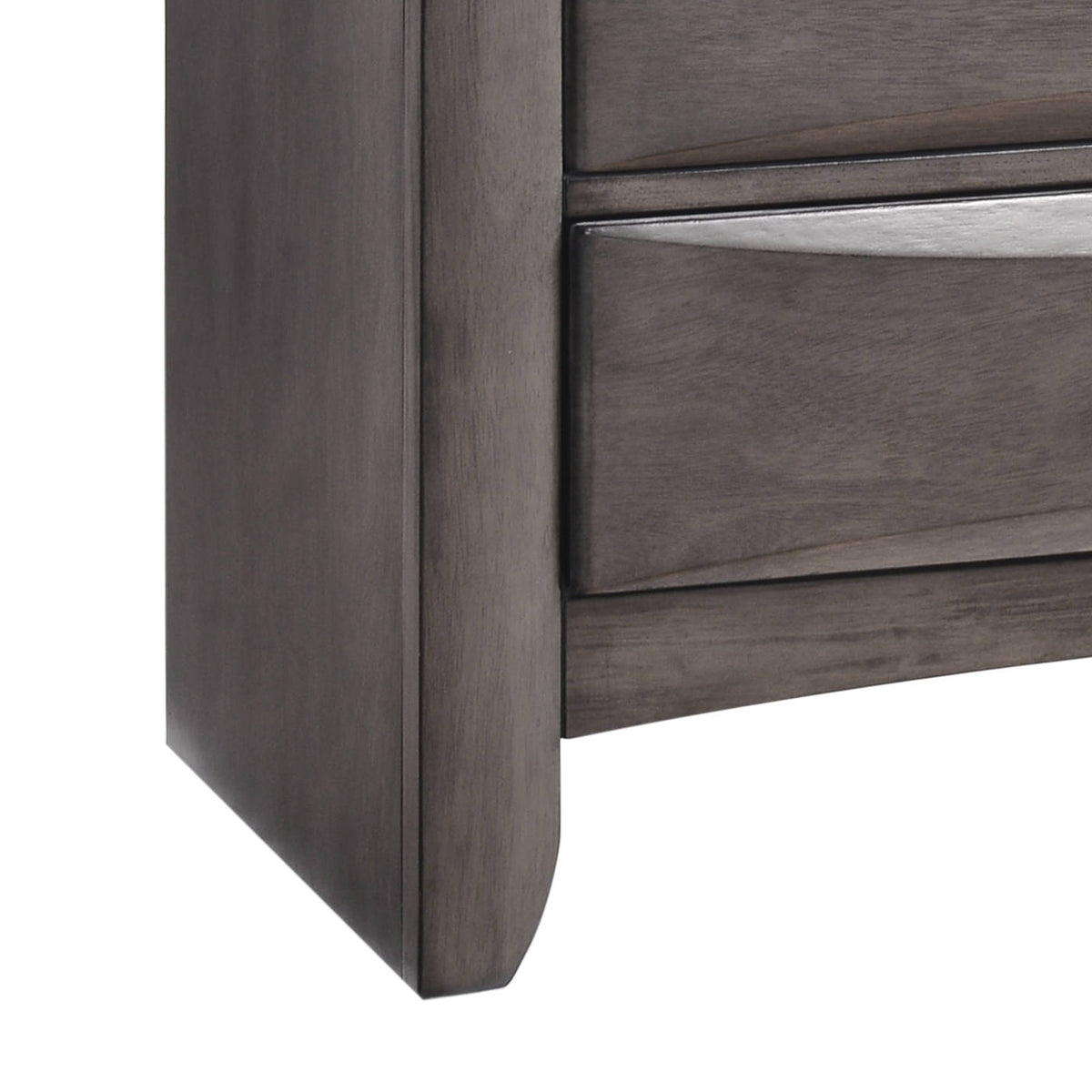 Emily Grey 5-Drawer Chest - Ornate Home