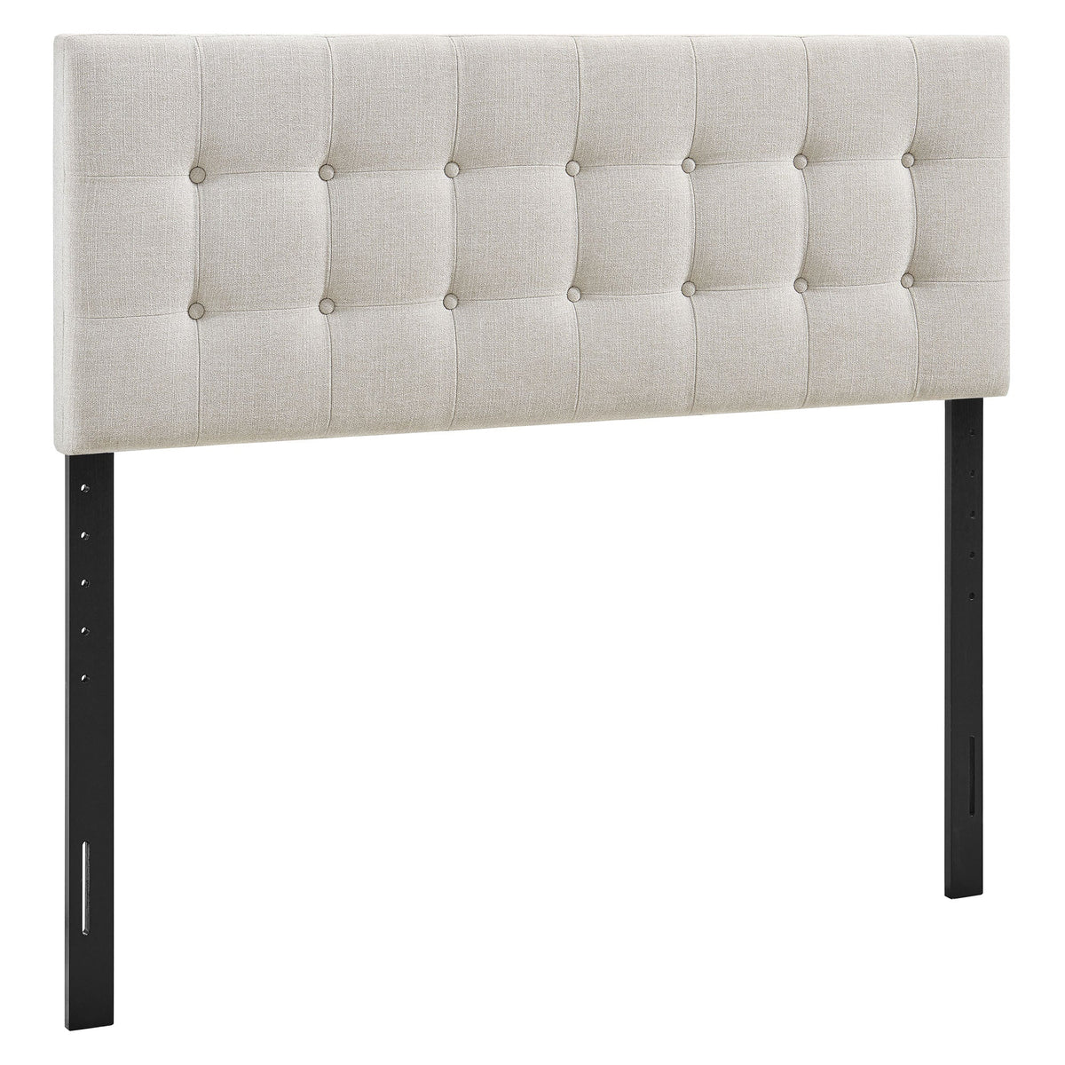 Emily Linen Fabric Upholstered King Size Headboard - Ornate Home