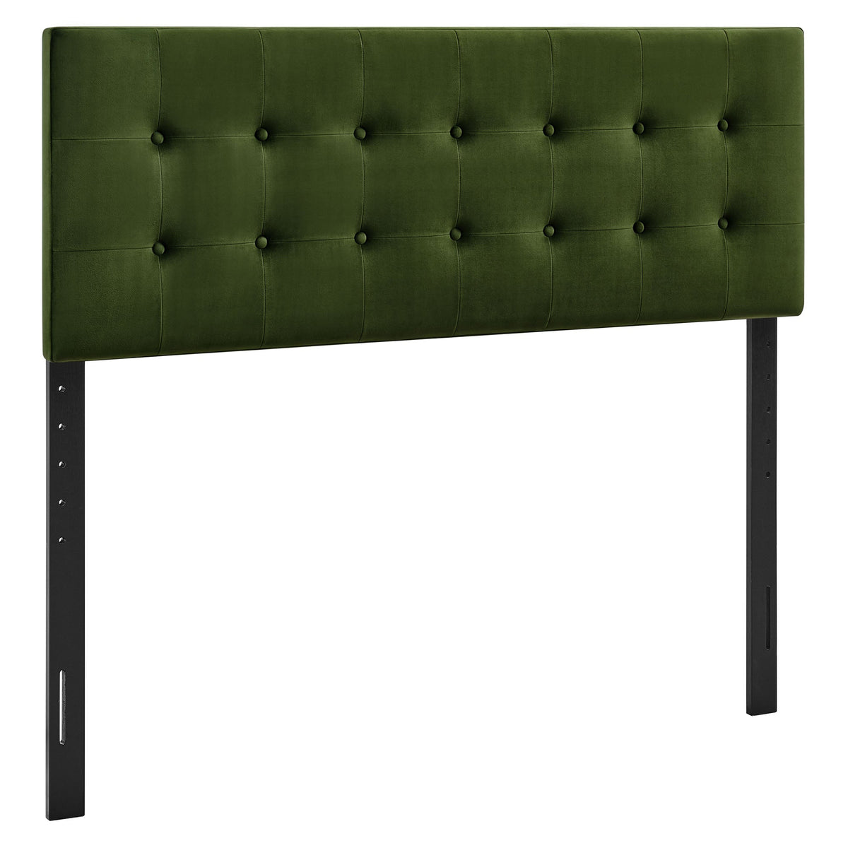 Emily Moss Green Stain-Resistant Performance Velvet King Size Headboard - Ornate Home