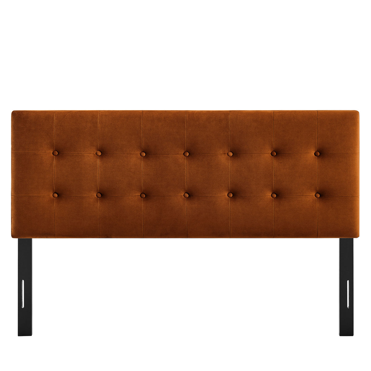 Emily Rust Stain-Resistant Performance Velvet Queen Size Headboard - Ornate Home