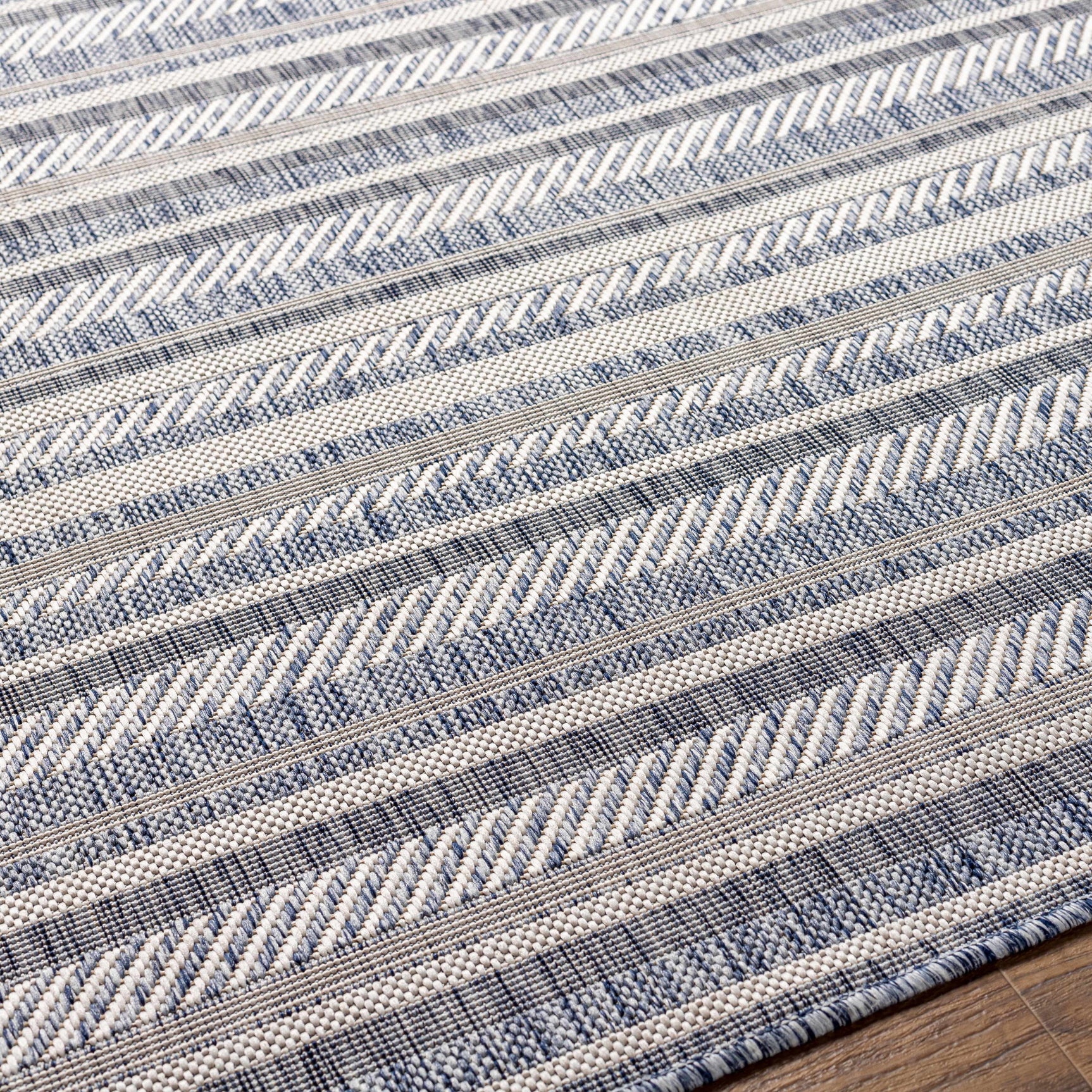 Emirgazi Striped Nordic Outdoor Rug - Ornate Home