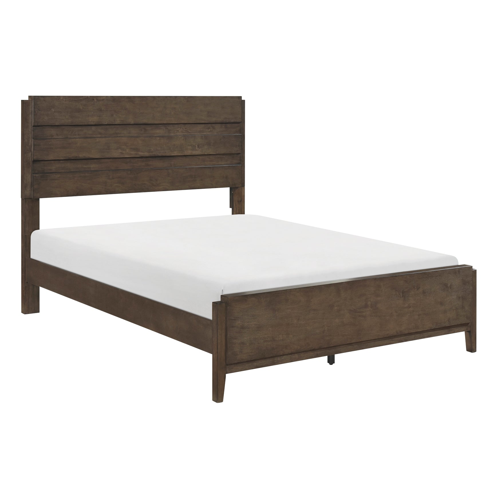 Emmett Dark Walnut 4-Piece Queen Bedroom Set - Ornate Home