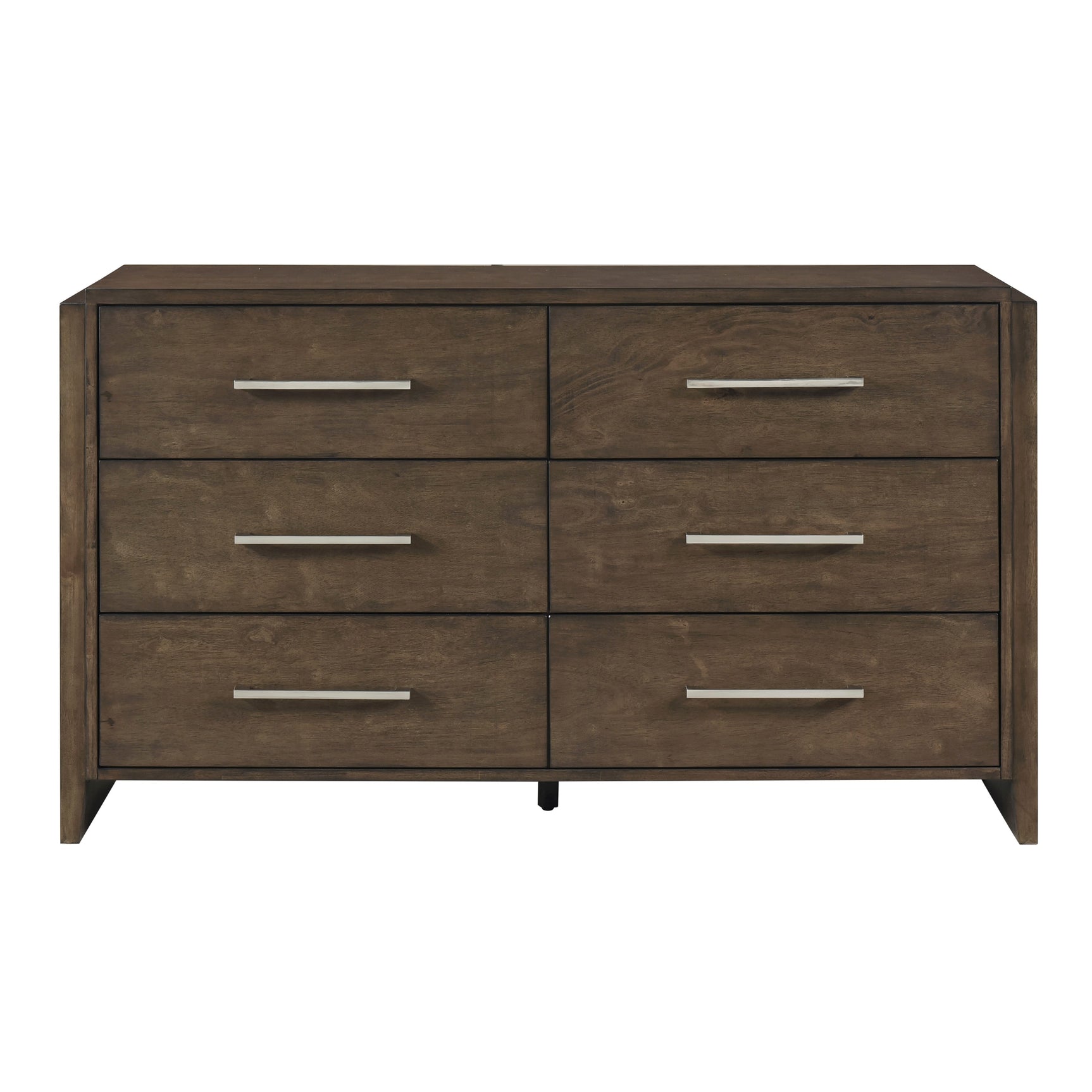 Emmett Dark Walnut 5-Piece Queen Bedroom Set - Ornate Home
