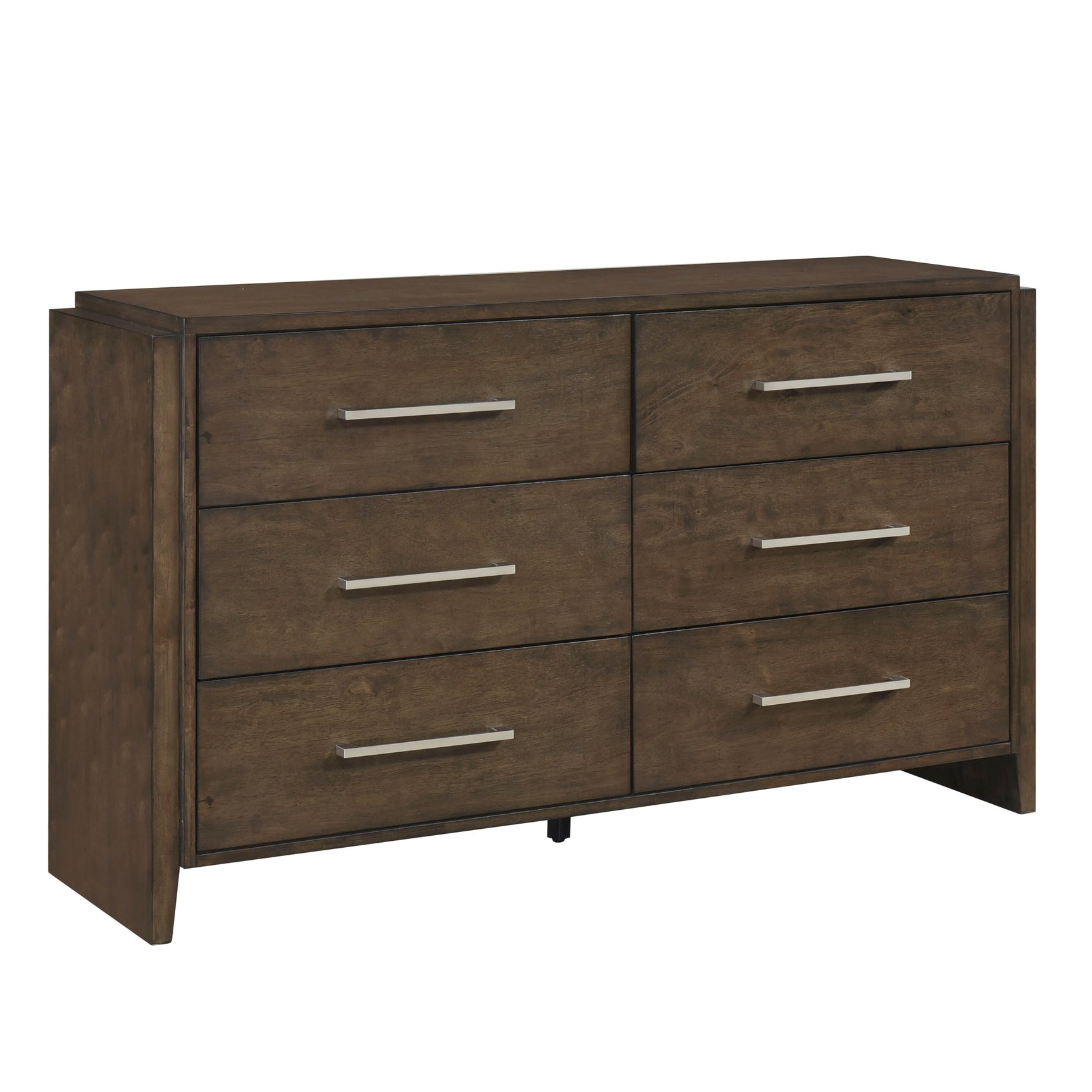 Emmett Dark Walnut 5-Piece Queen Bedroom Set - Ornate Home
