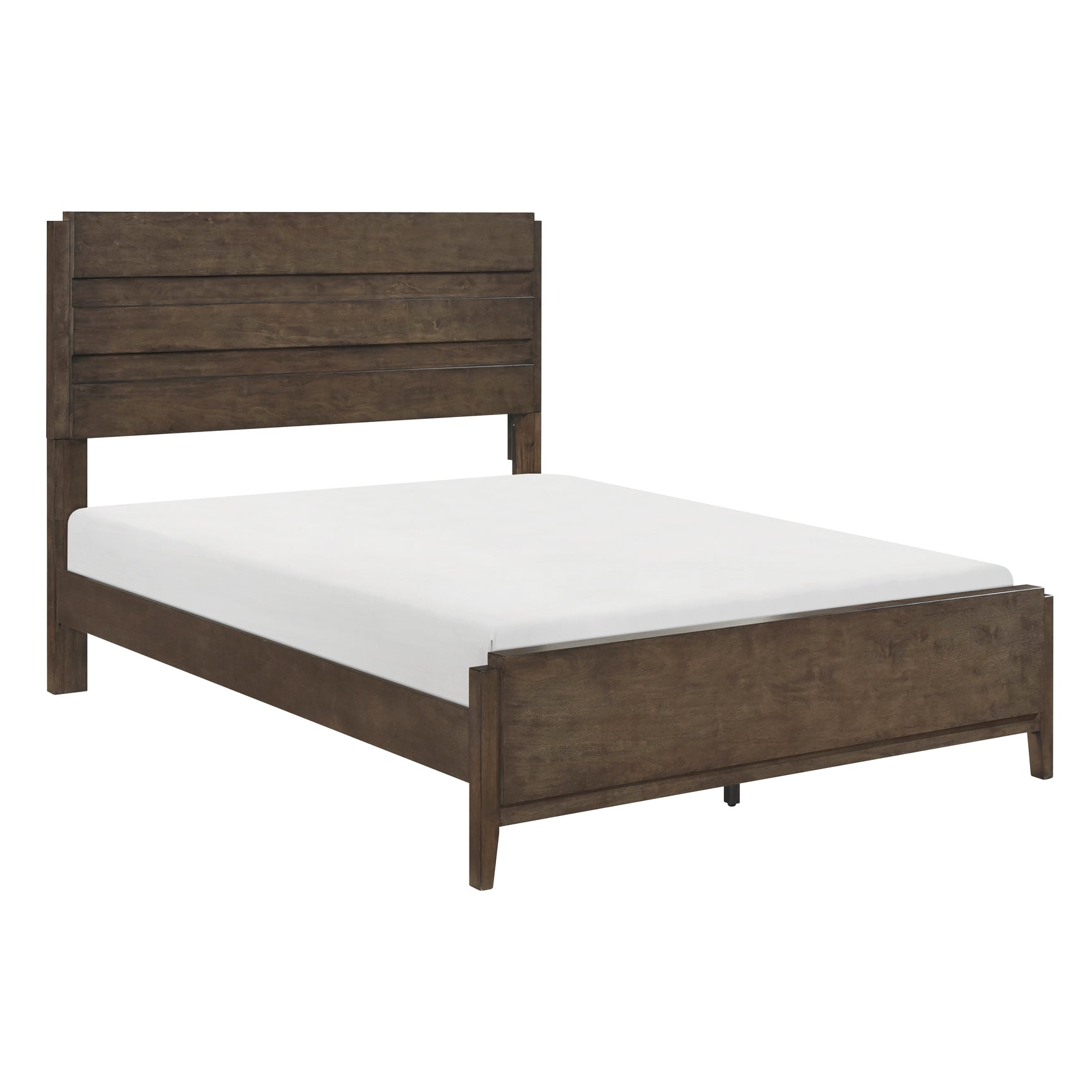 Emmett Dark Walnut 5-Piece Queen Bedroom Set - Ornate Home