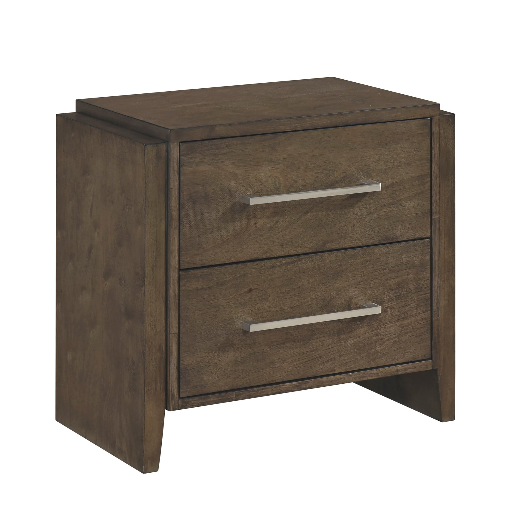 Emmett Dark Walnut 4-Piece Queen Bedroom Set - Ornate Home