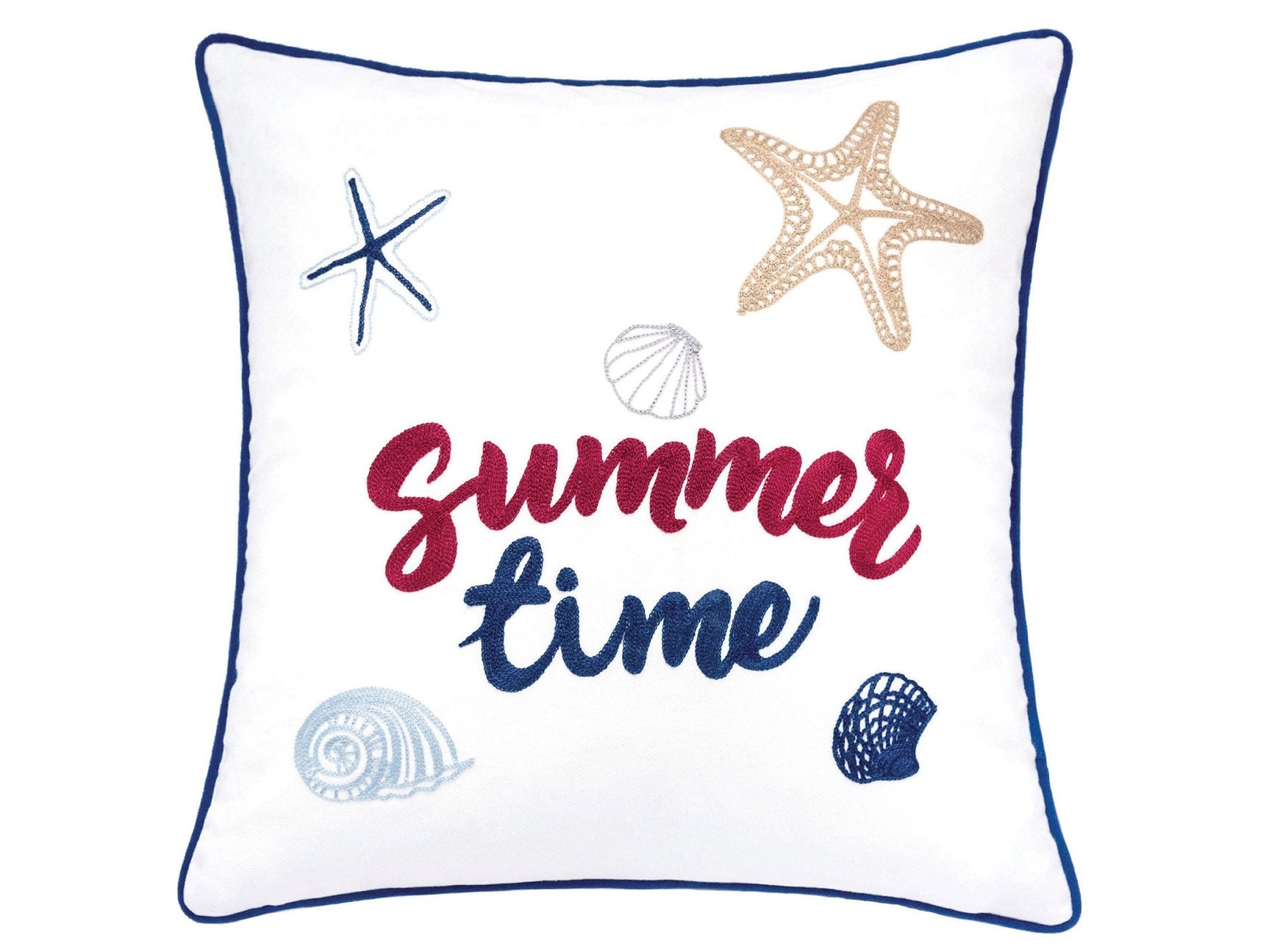 Emmie White/Multi Pillow (Set of 2) - Ornate Home