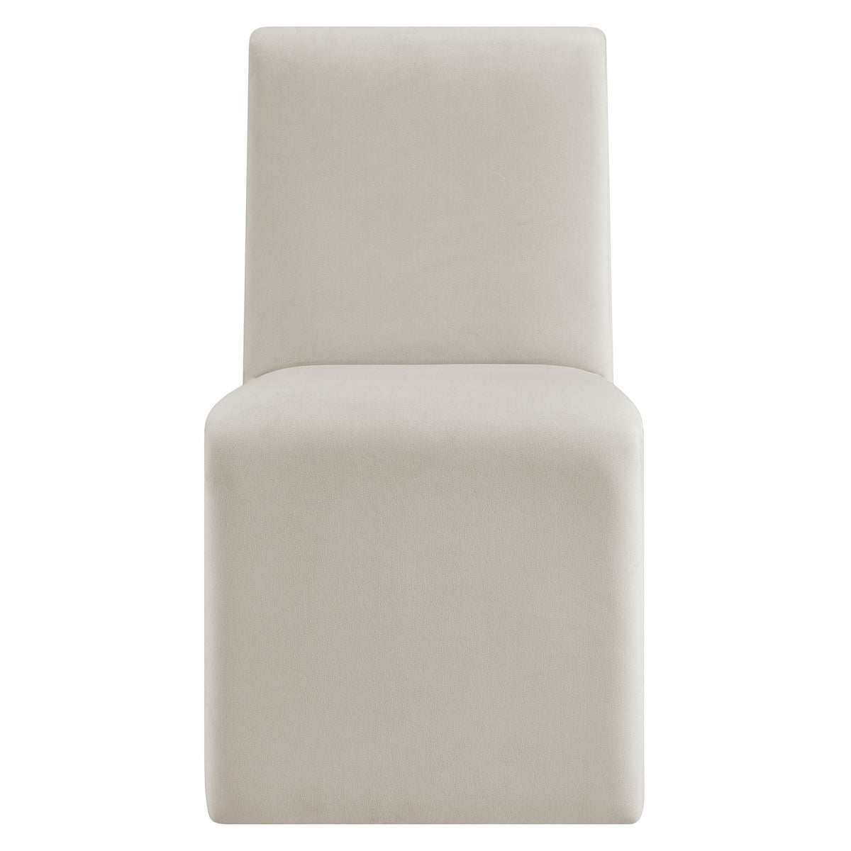 Emory Alabaster Performance Velvet Dining Side Chair (Set of 2) - Ornate Home