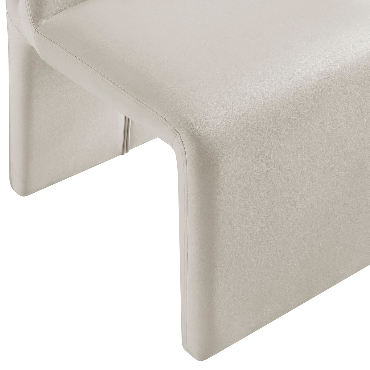 Emory Alabaster Performance Velvet Dining Side Chair (Set of 2) - Ornate Home