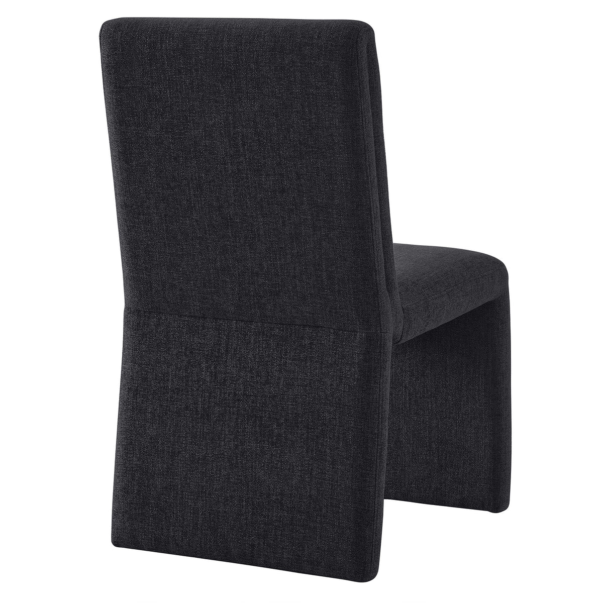 Emory Ebony Upholstered Fabric Dining Side Chair (Set of 2) - Ornate Home