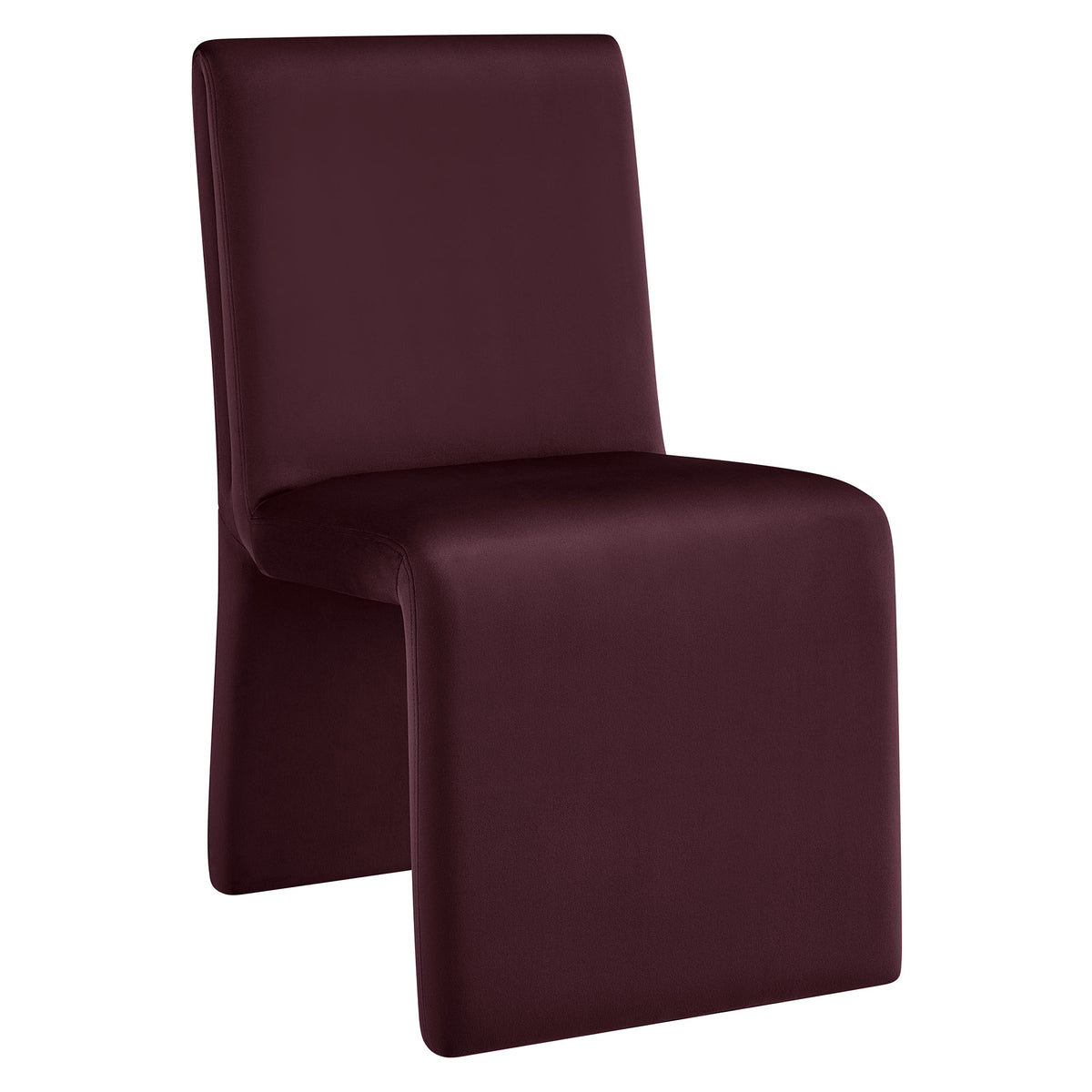 Emory Mulberry Performance Velvet Dining Side Chair (Set of 2) - Ornate Home