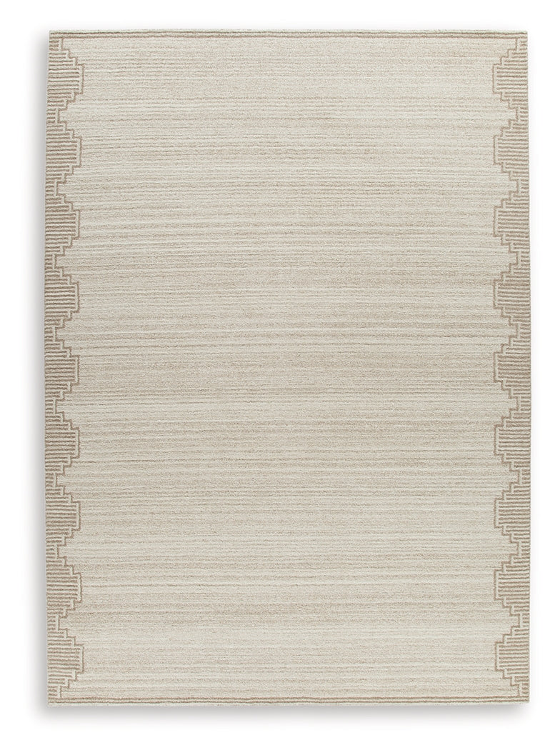 Emorymore Brown/Beige Extra Large Rug - Ornate Home