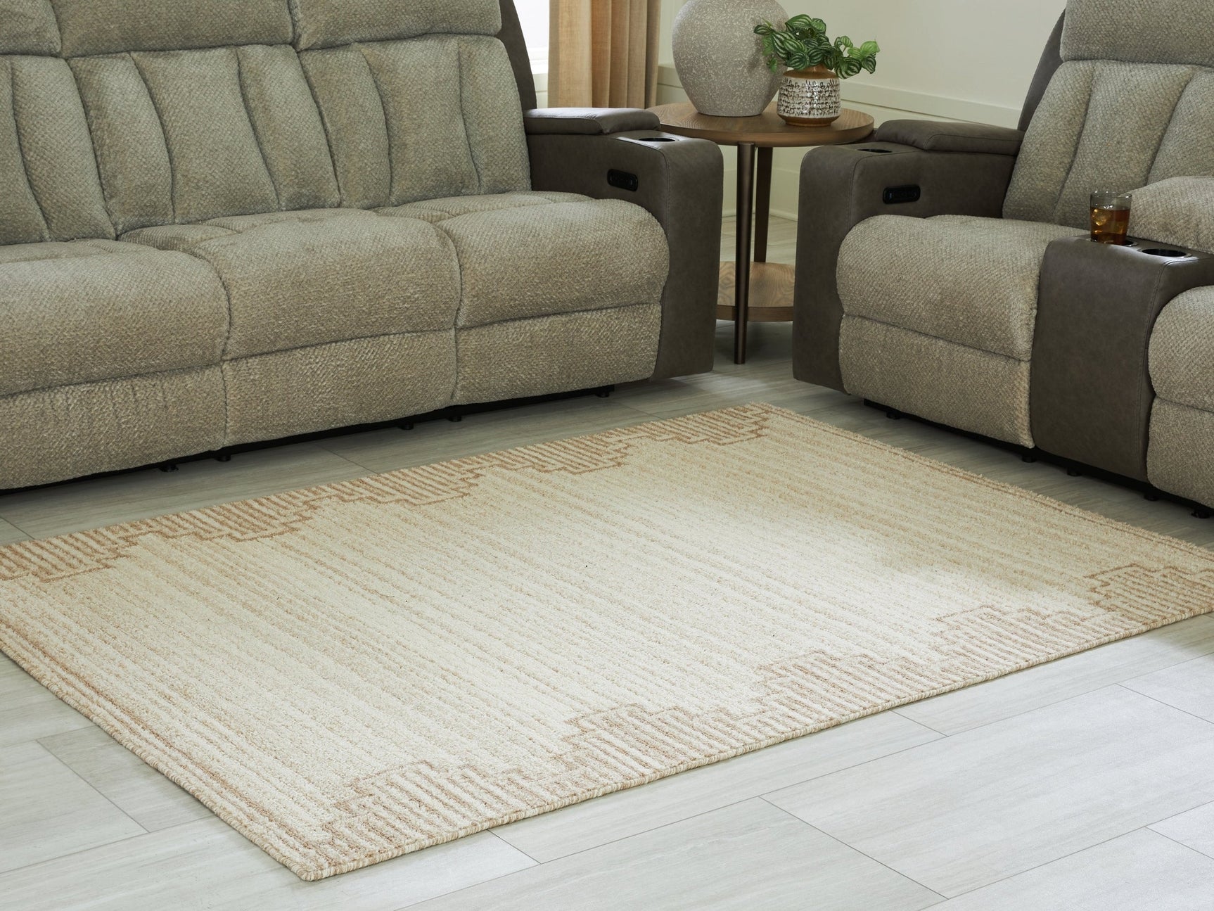 Emorymore Brown/Beige Medium Rug (Online Special Price) - Ornate Home