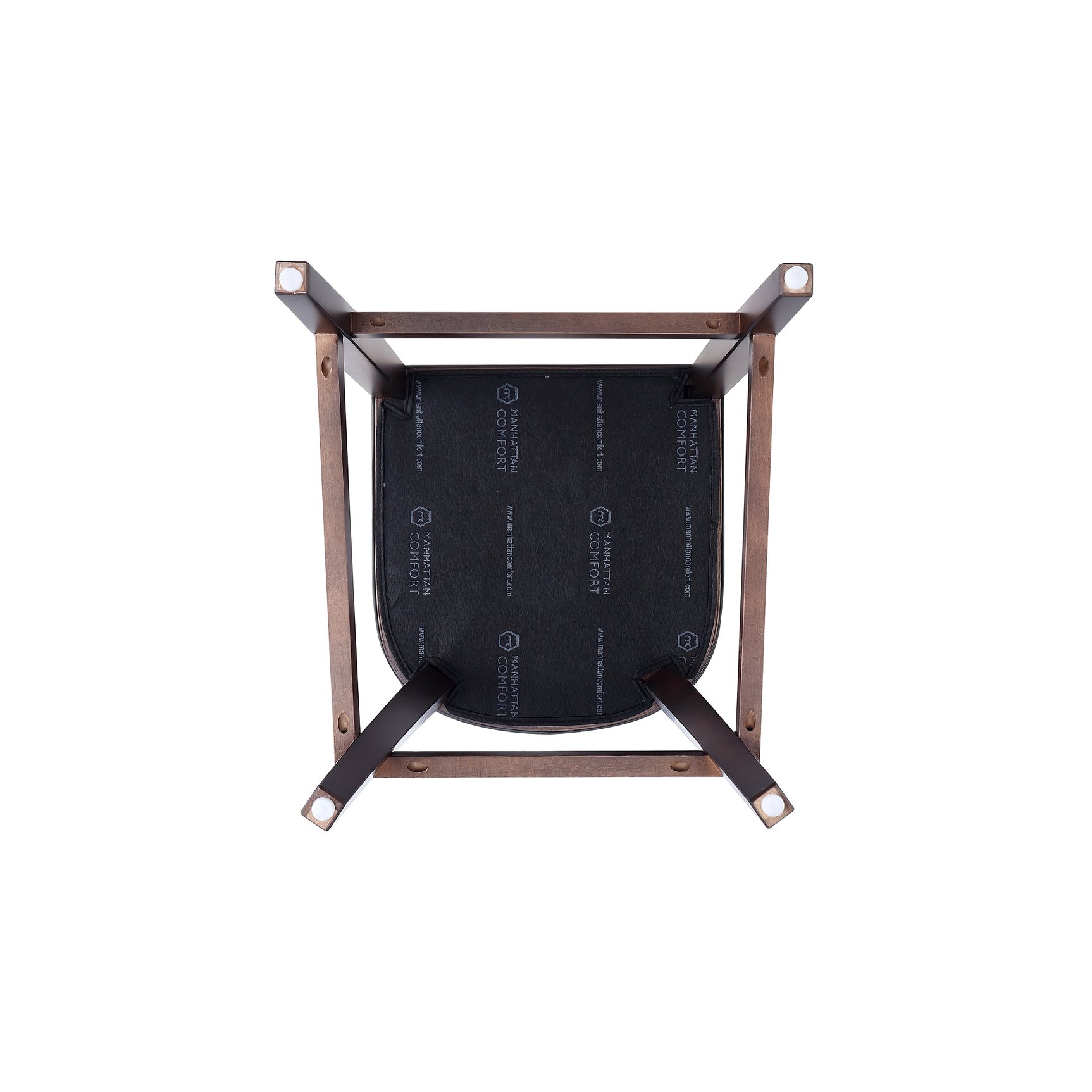 Emperor Faux Leather Barstool in Light Grey - Ornate Home