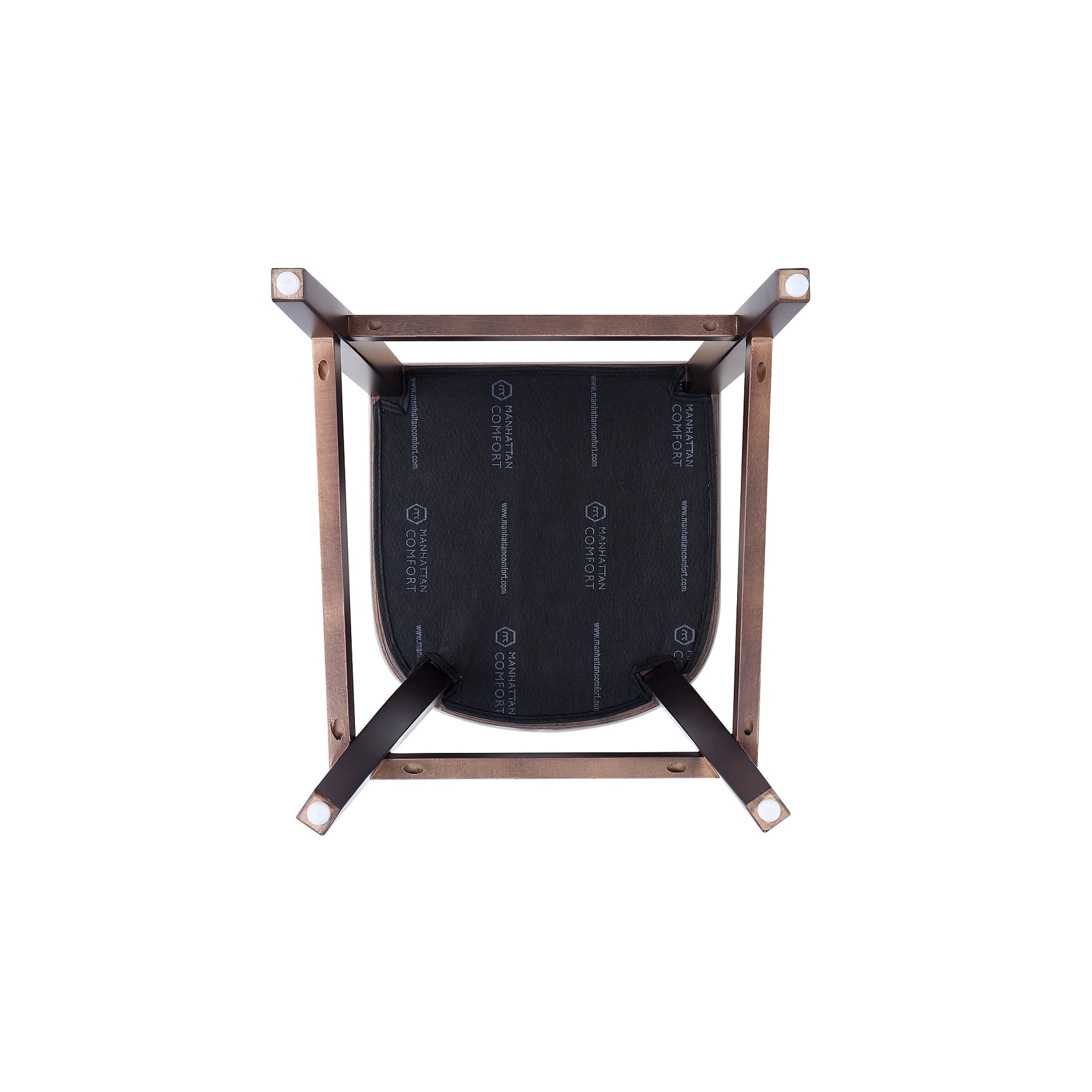 Emperor Faux Leather Barstool in Pebble Grey - Ornate Home