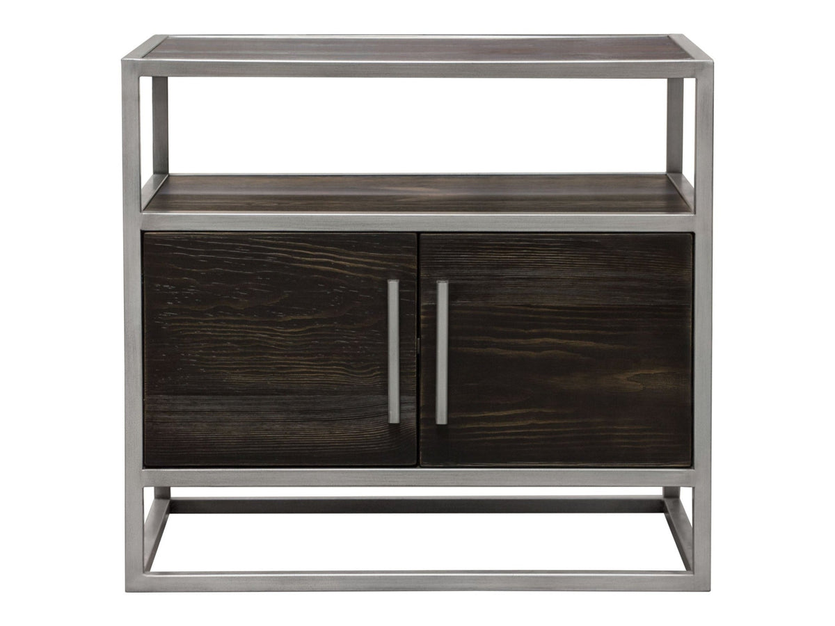 Empire Dark Brown/Silver End Tables - Ornate Home