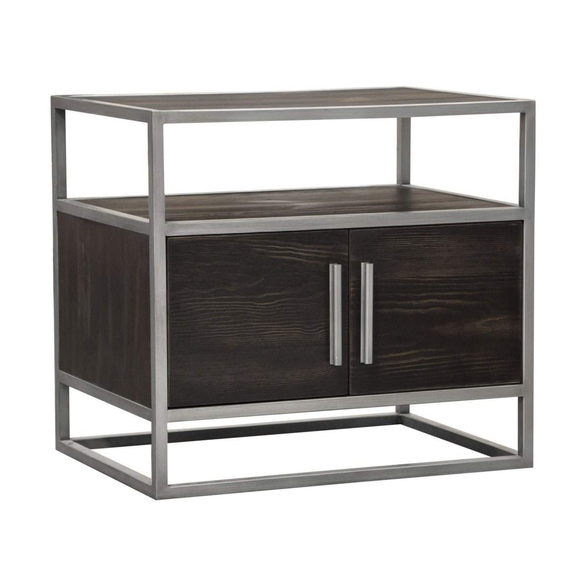 Empire Dark Brown/Silver End Tables - Ornate Home