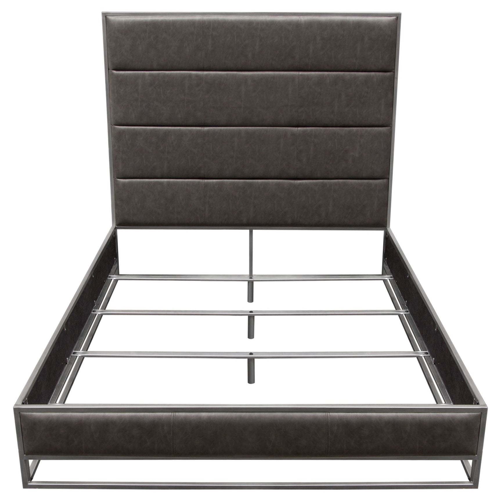 Empire Grey Queen Bed - Ornate Home