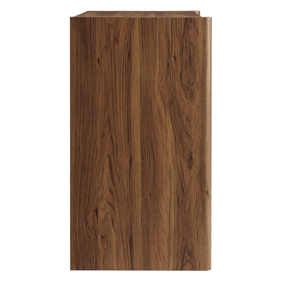 Emric Walnut Wave Accent Cabinet - Ornate Home