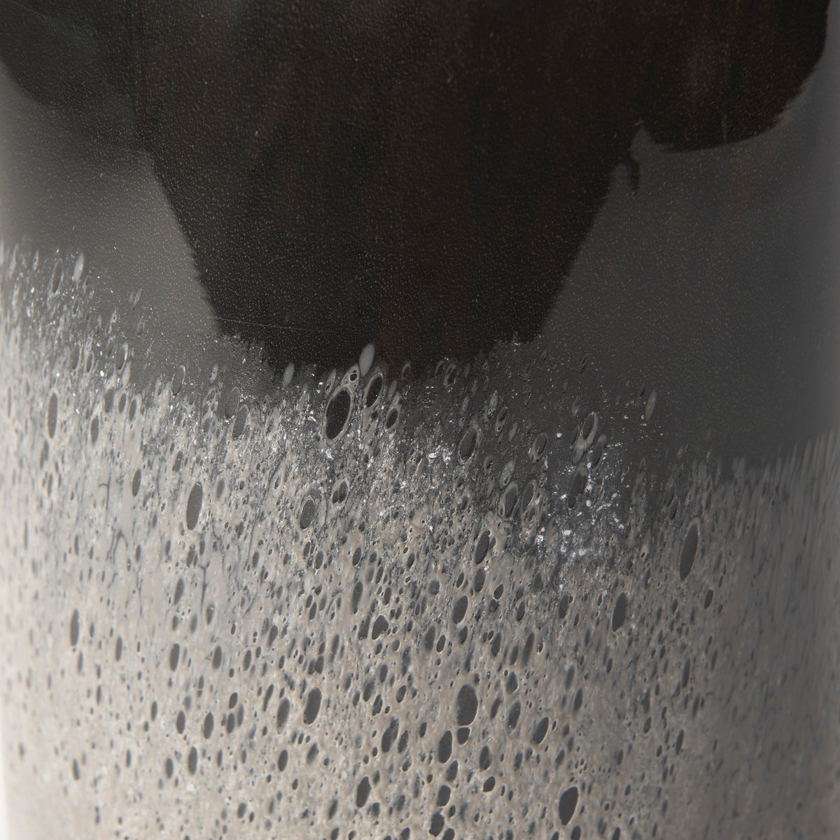 Emu Black/Gray Short Vase - Ornate Home