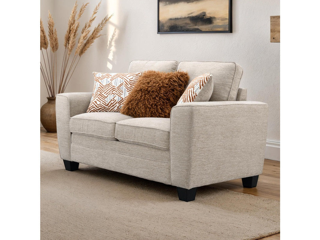 Enea Taupe Loveseat - Ornate Home