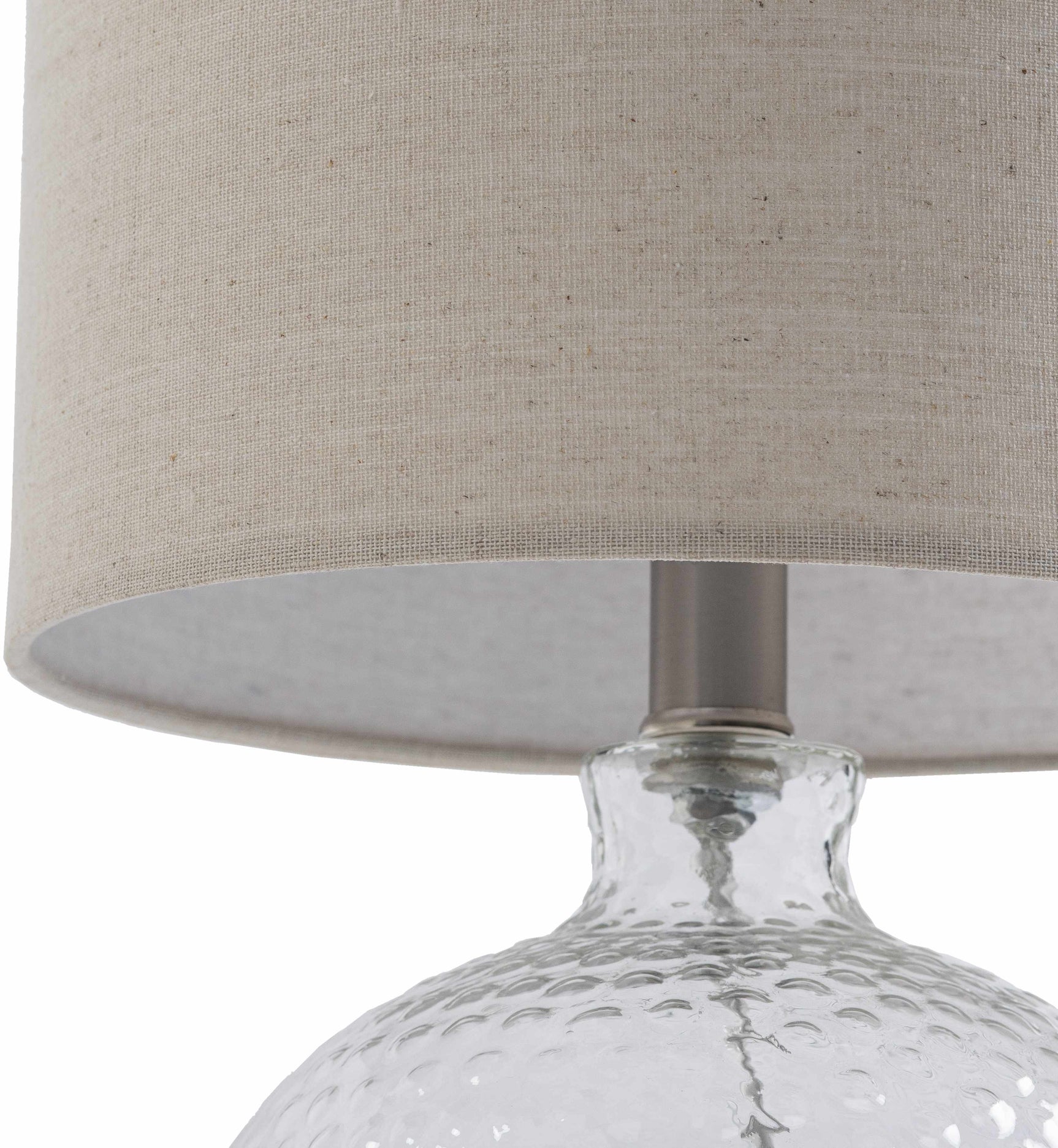 Enetai Glass White Table Lamp - Ornate Home