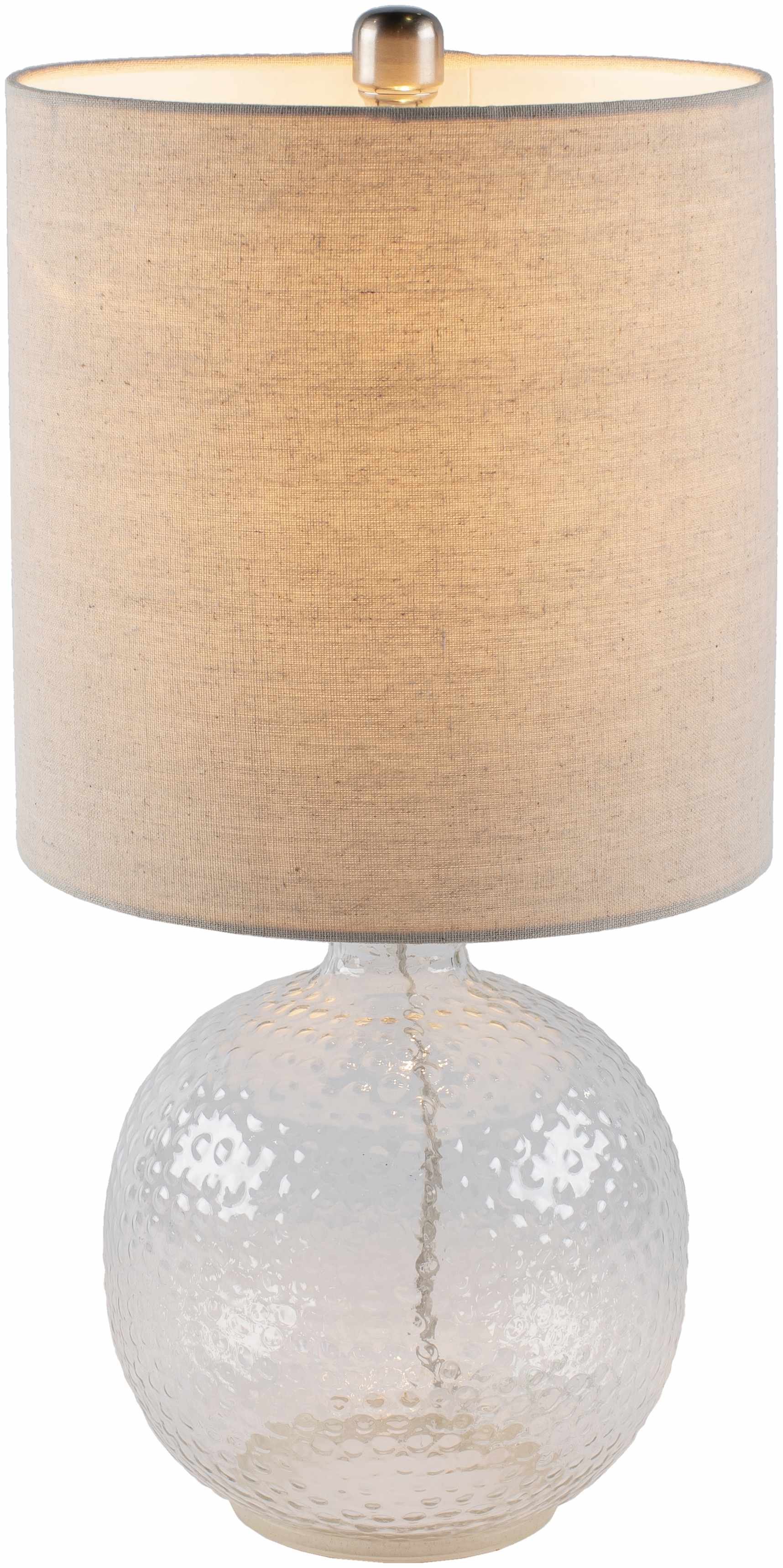 Enetai Glass White Table Lamp - Ornate Home