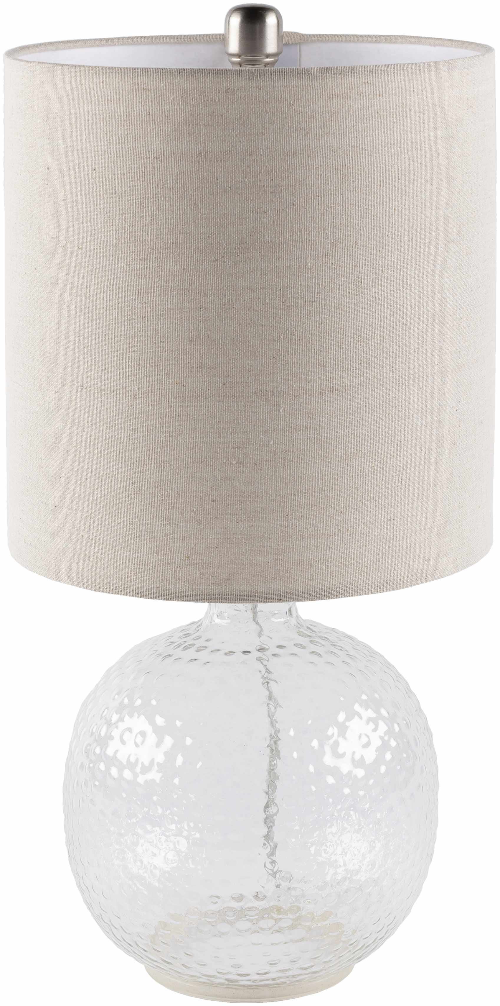 Enetai Glass White Table Lamp - Ornate Home