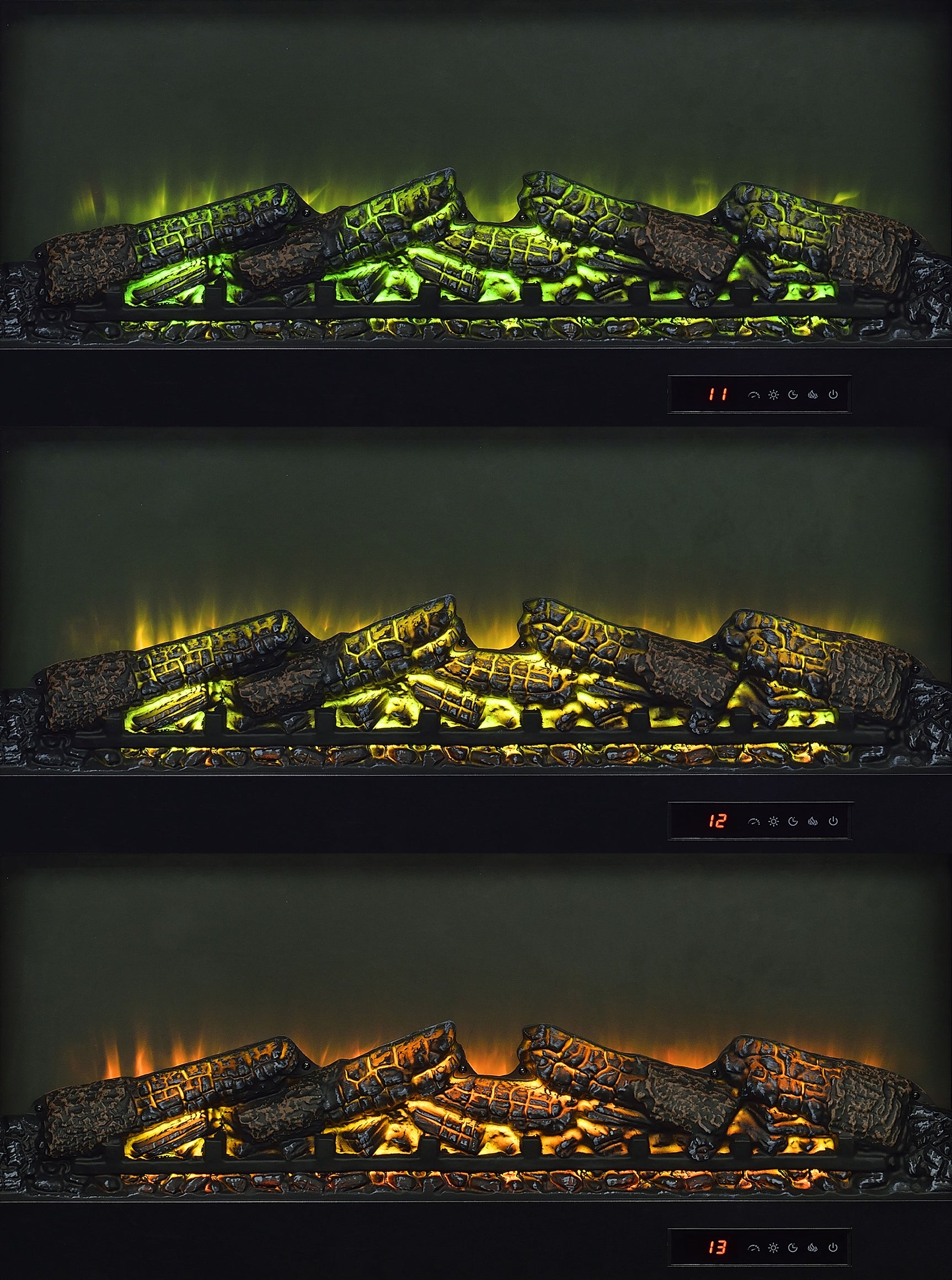 Enfield Dark Pine 71-inch TV Stand Fireplace Media Console - Ornate Home