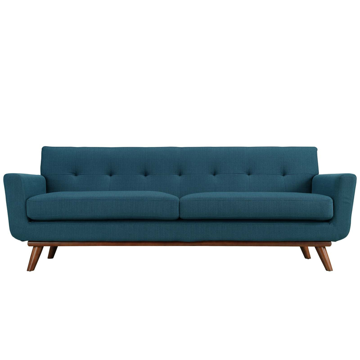 Engage Azure Upholstered Fabric Sofa - Ornate Home