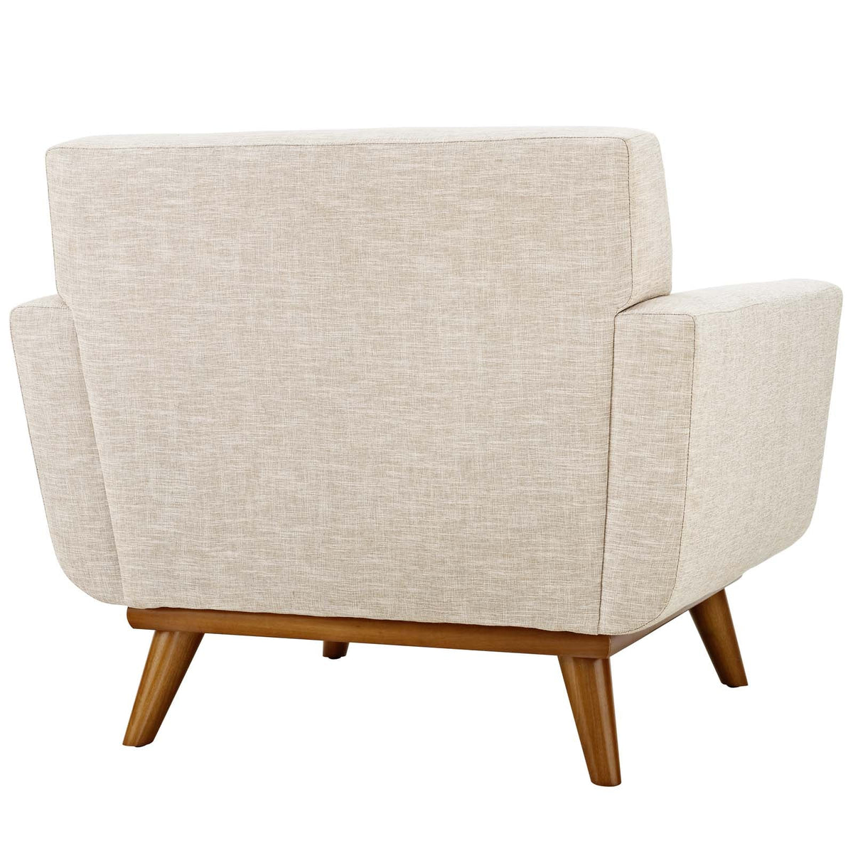 Engage Beige Upholstered Fabric Armchair - Ornate Home