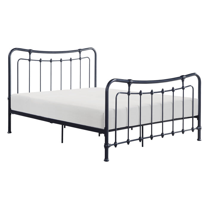 Engleside Gunmetal Full Platform Bed - Ornate Home