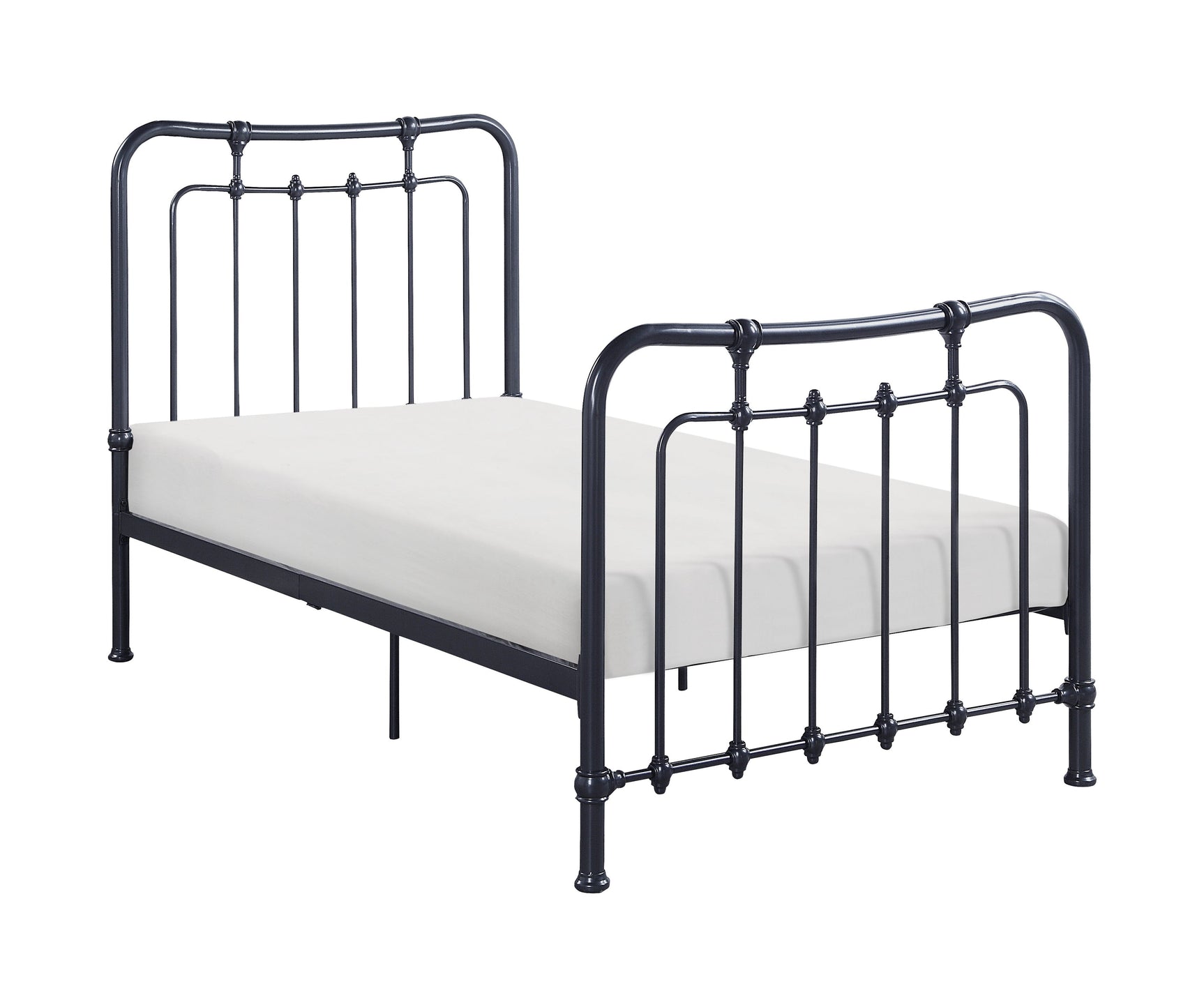 Engleside Gunmetal Twin Platform Bed - Ornate Home
