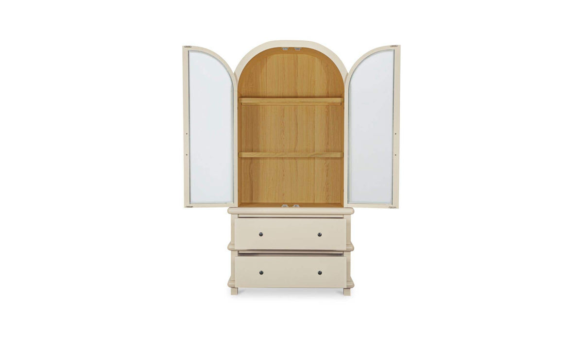 Enid Cream Tall Cabinet - Ornate Home
