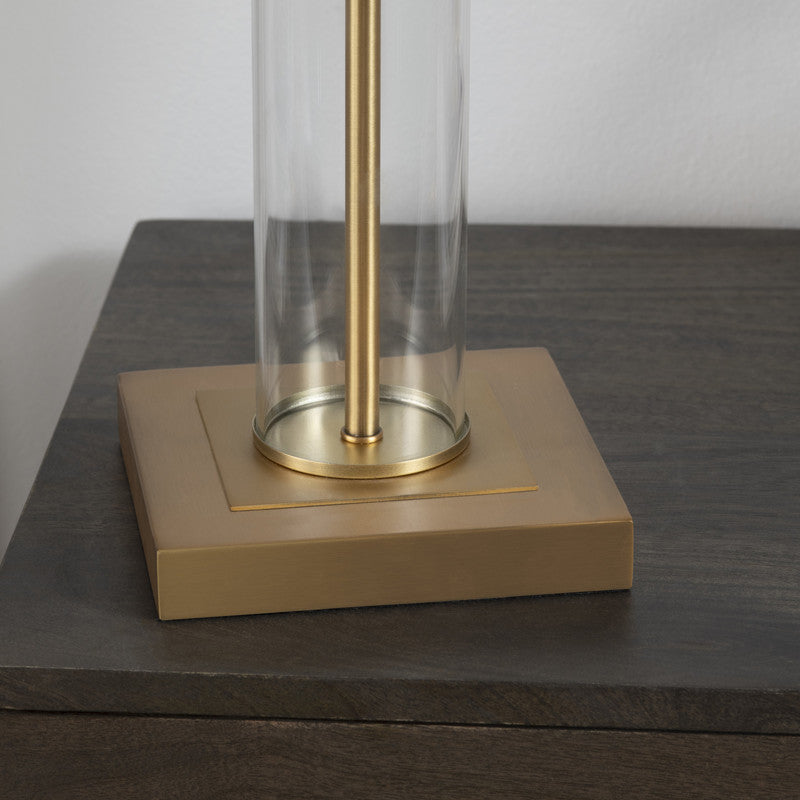 Enlight Gold/Transparent Pull Chain Table Lamp - Ornate Home